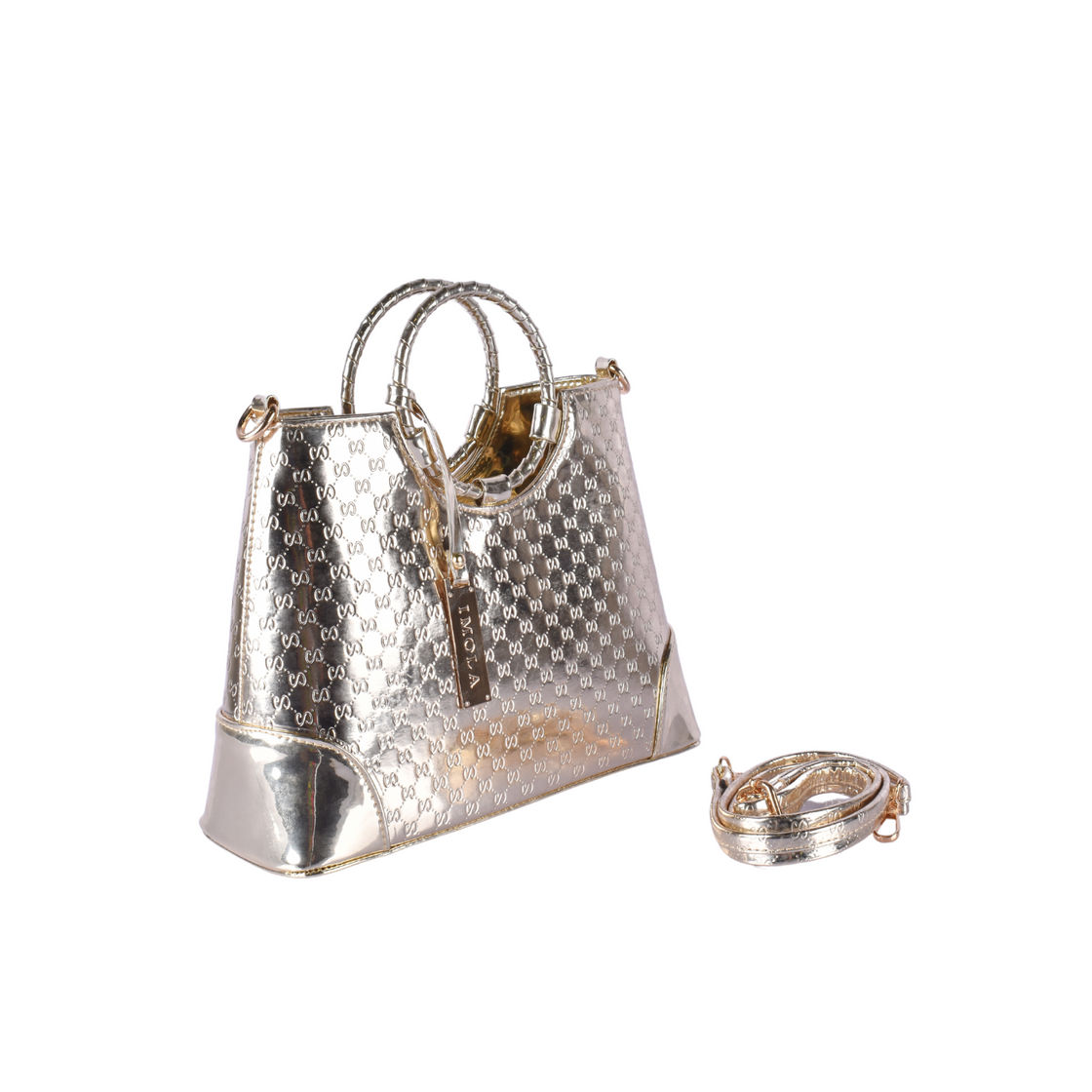 Shiny Handbag with Handle