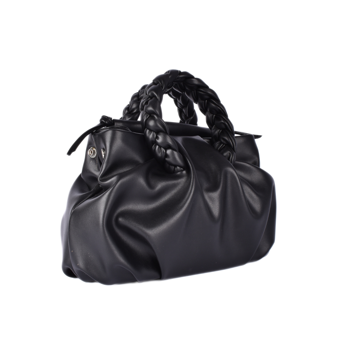 Stylish Crossbody Bag Featuring with Braided Strap Black