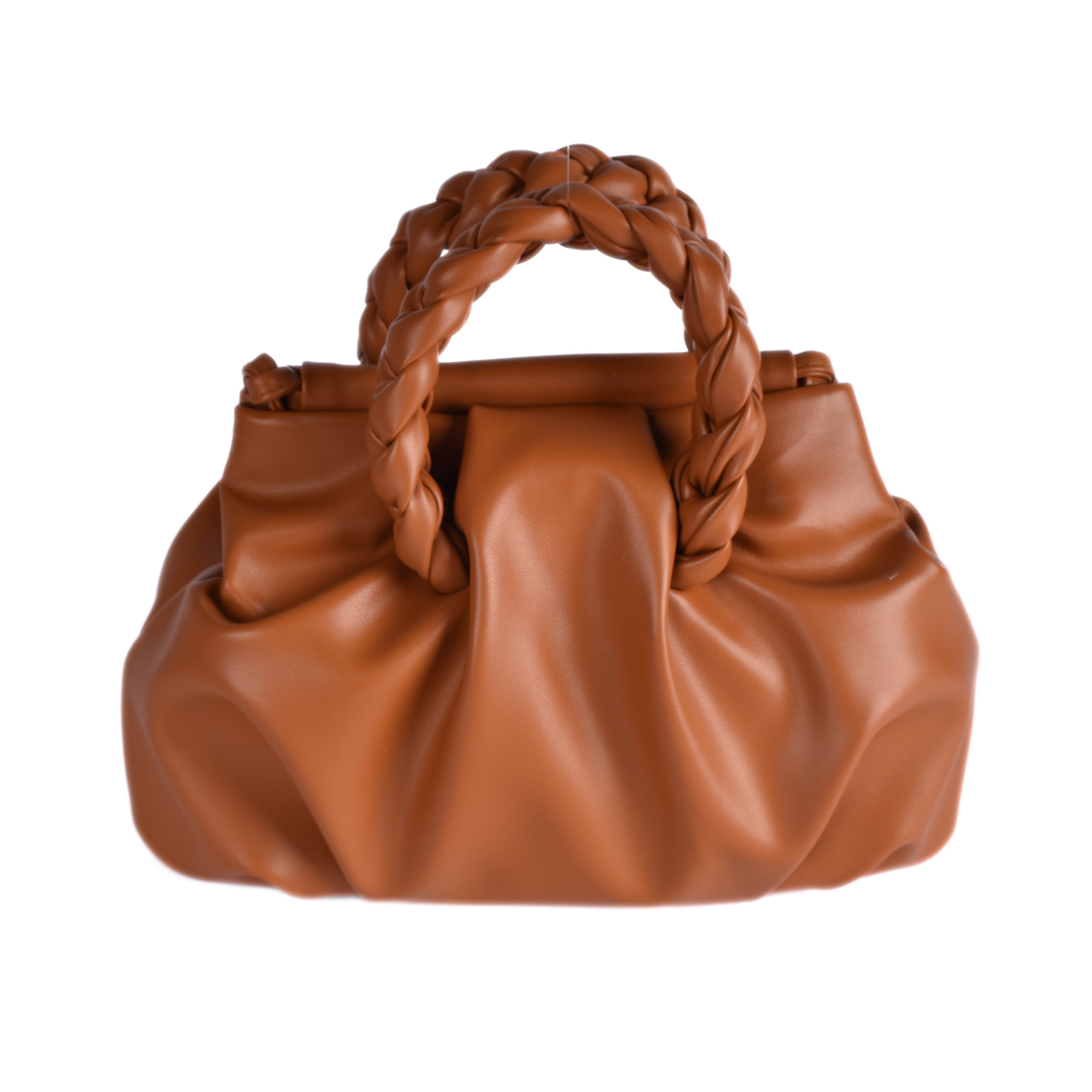 Stylish Crossbody Bag Featuring with Braided Strap Havana