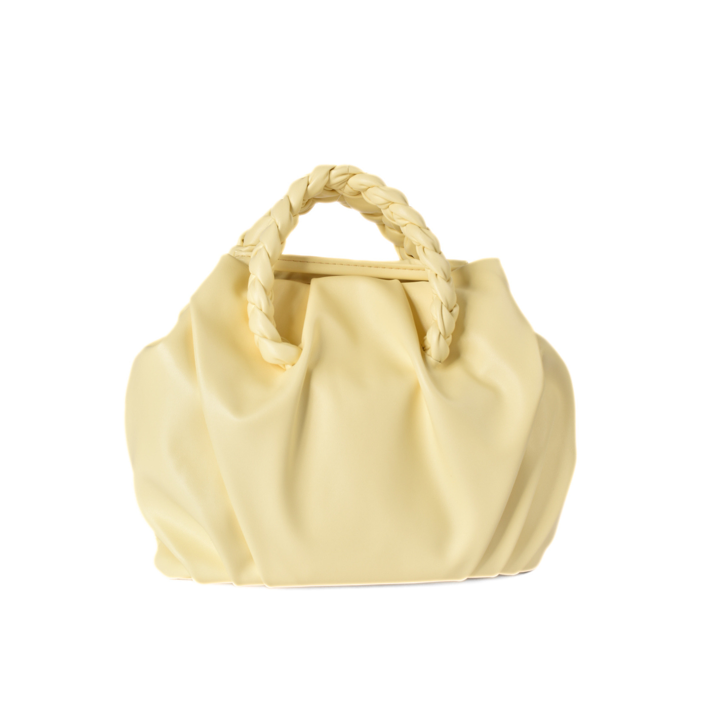 Stylish Crossbody Bag Featuring with Braided Strap Yellow