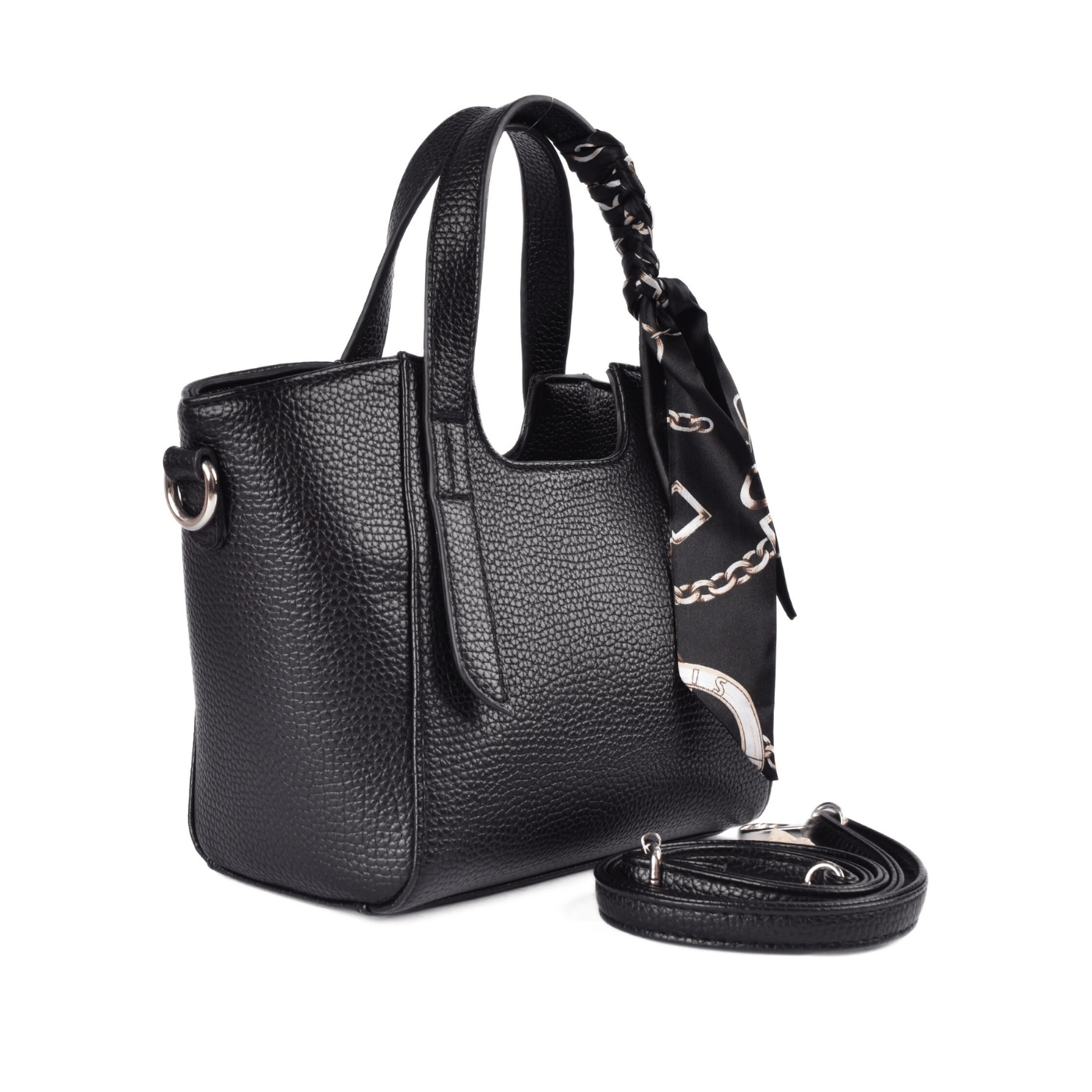 Simple Crossbody Bag with Satin Strap