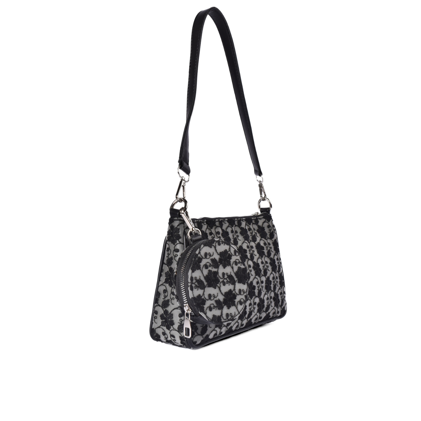 Trendy Lace Shoulder Bag Soft Feminine Style