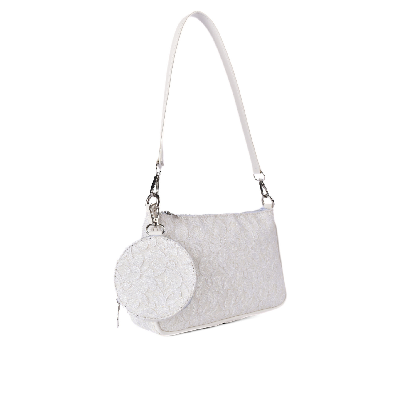 Trendy Lace Shoulder Bag Soft Feminine Style