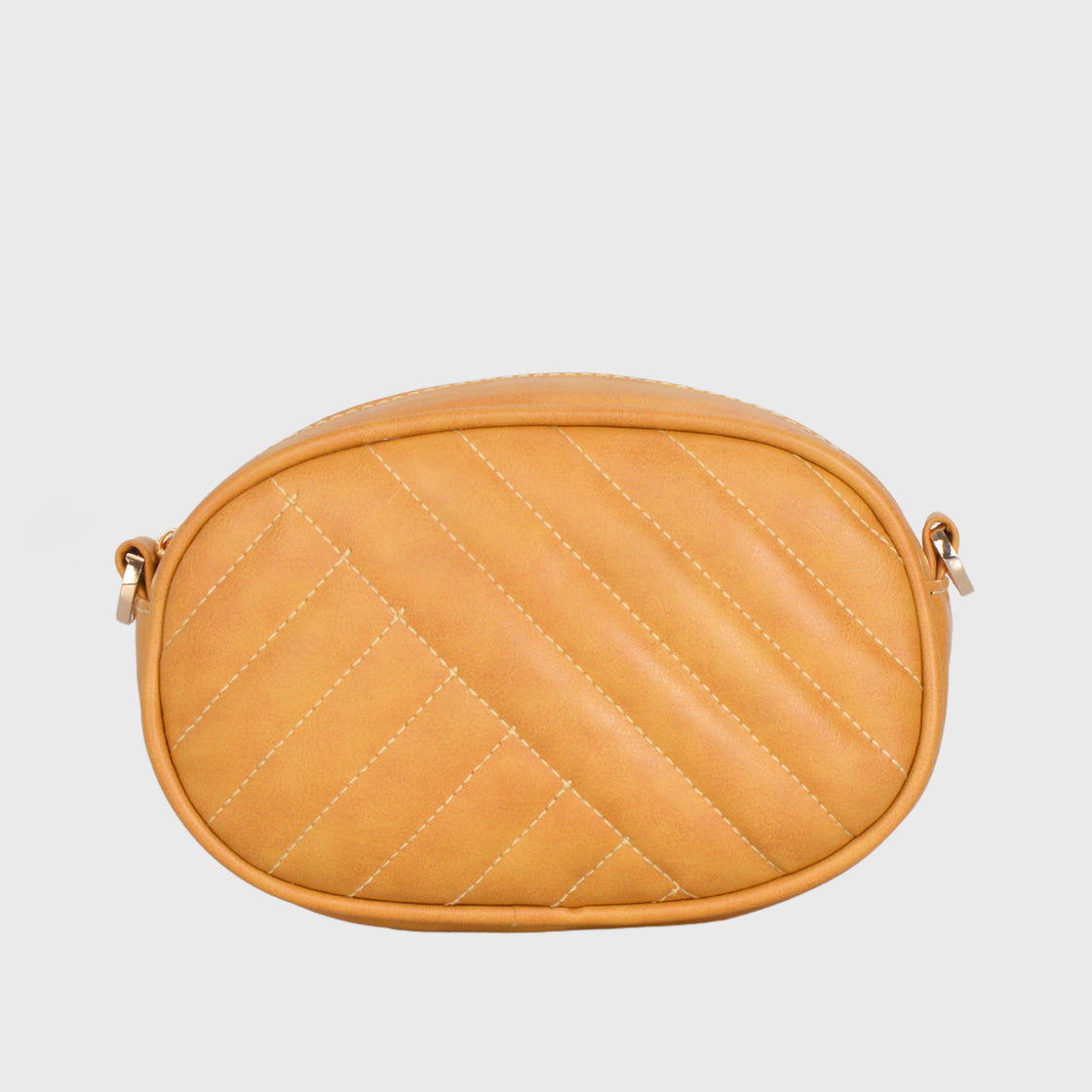 Yellow Mini Leather Cross Body Bag