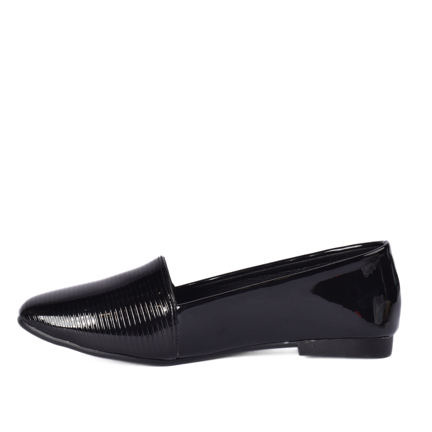 Textured Flat Shoes Simple Front Design