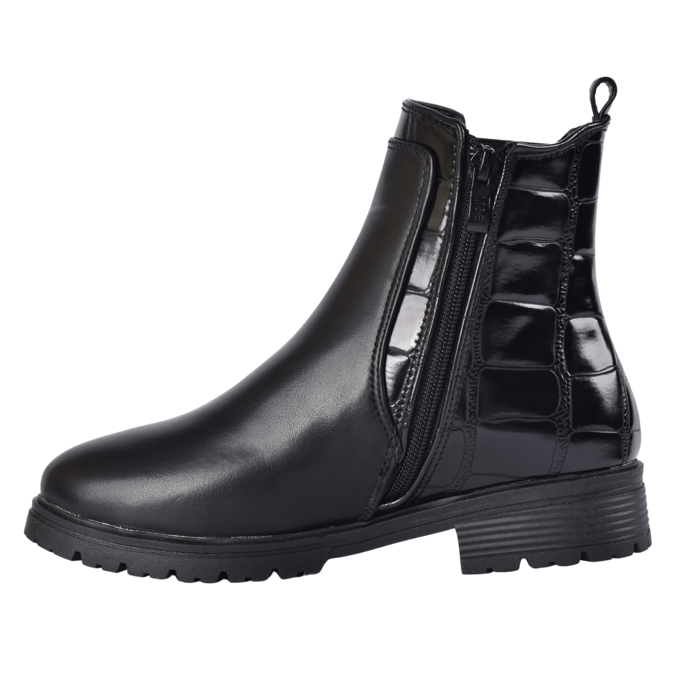 Minimal Flat Ankle Boots