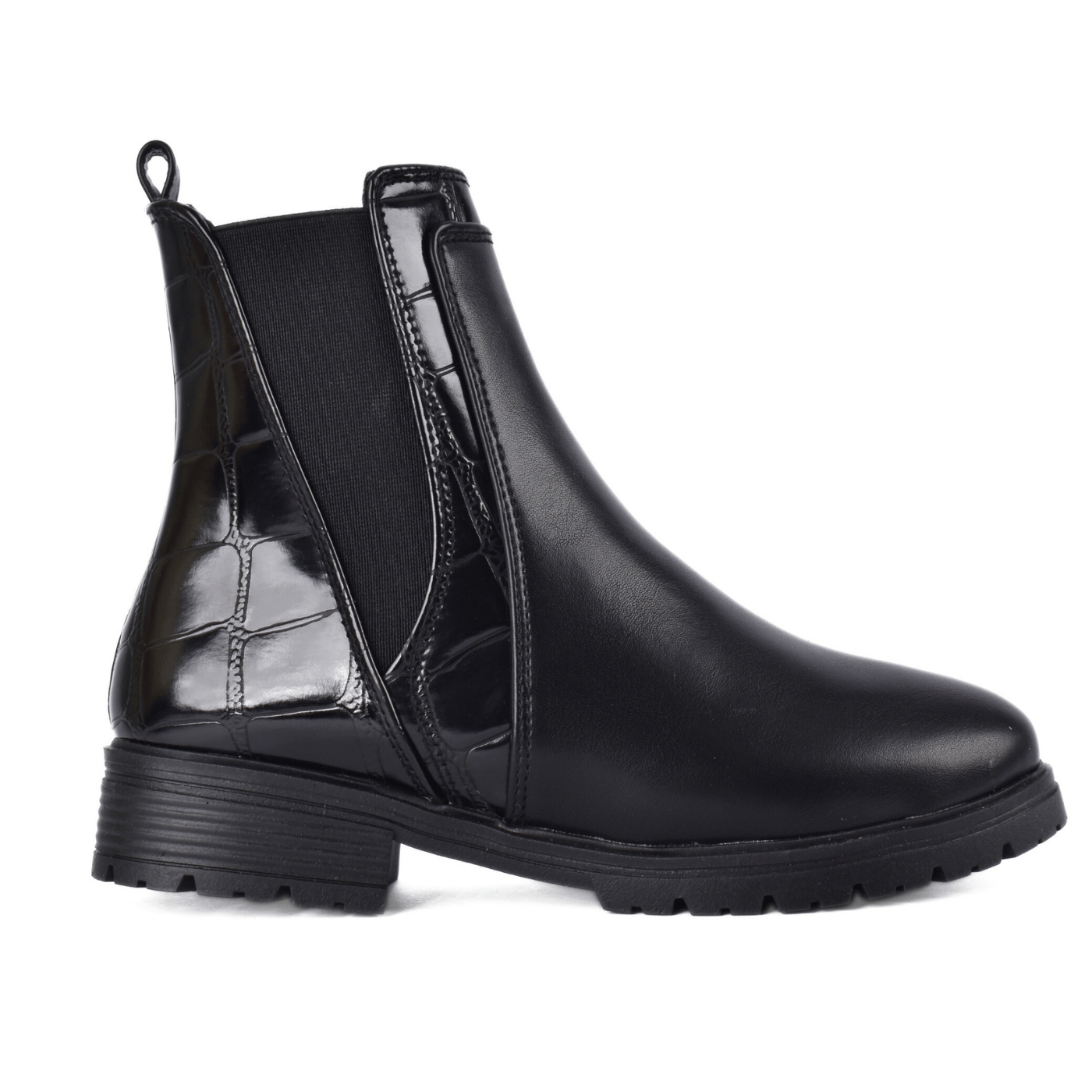 Minimal Flat Ankle Boots