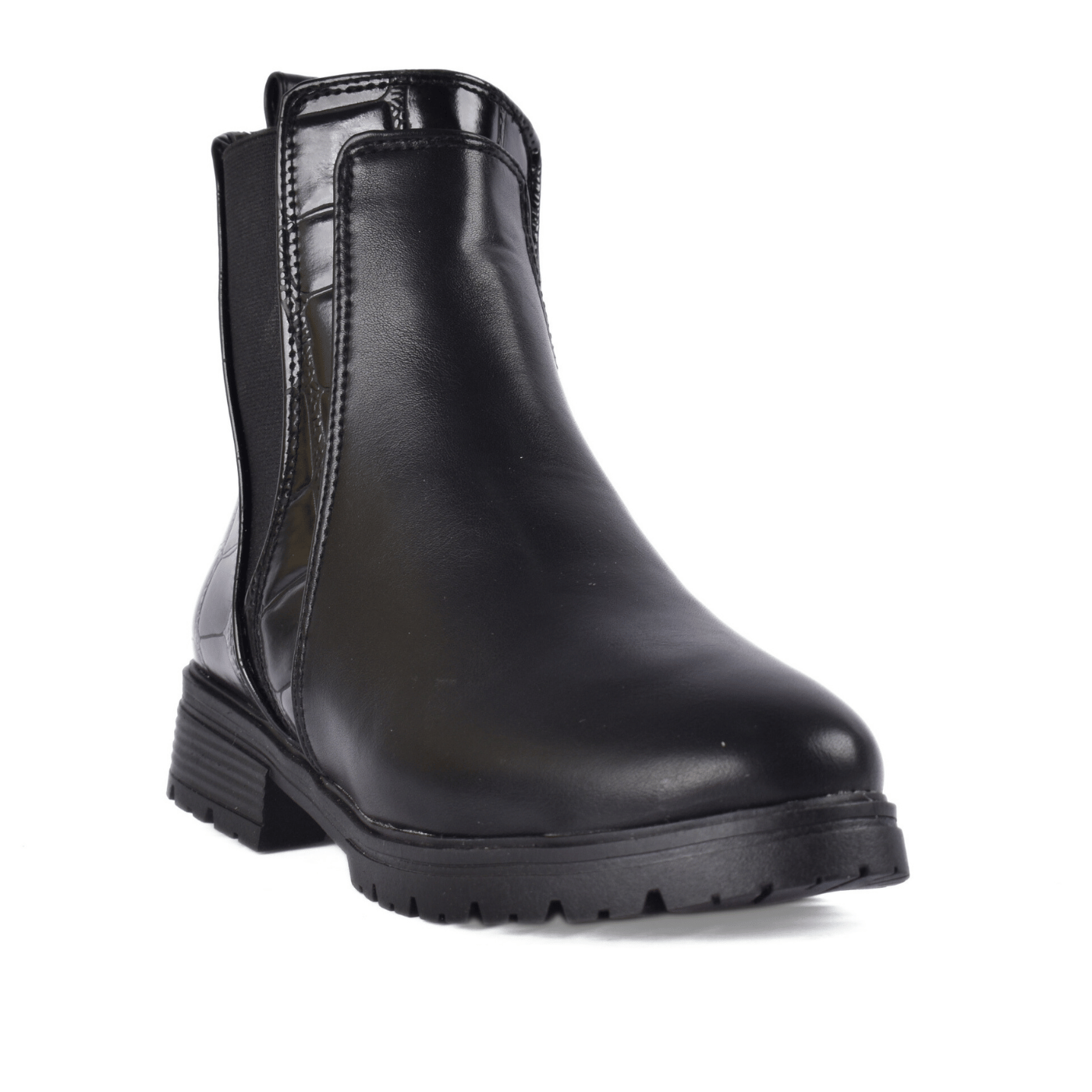 Minimal Flat Ankle Boots