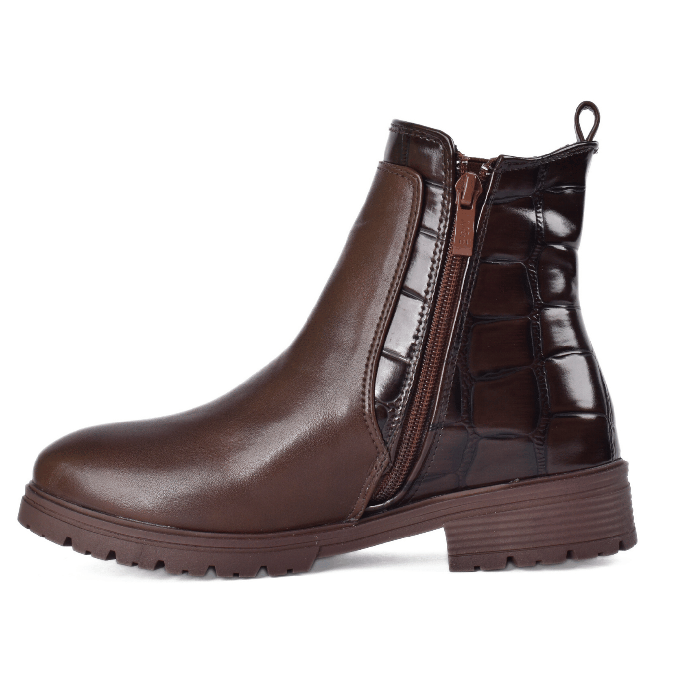 Minimal Flat Ankle Boots