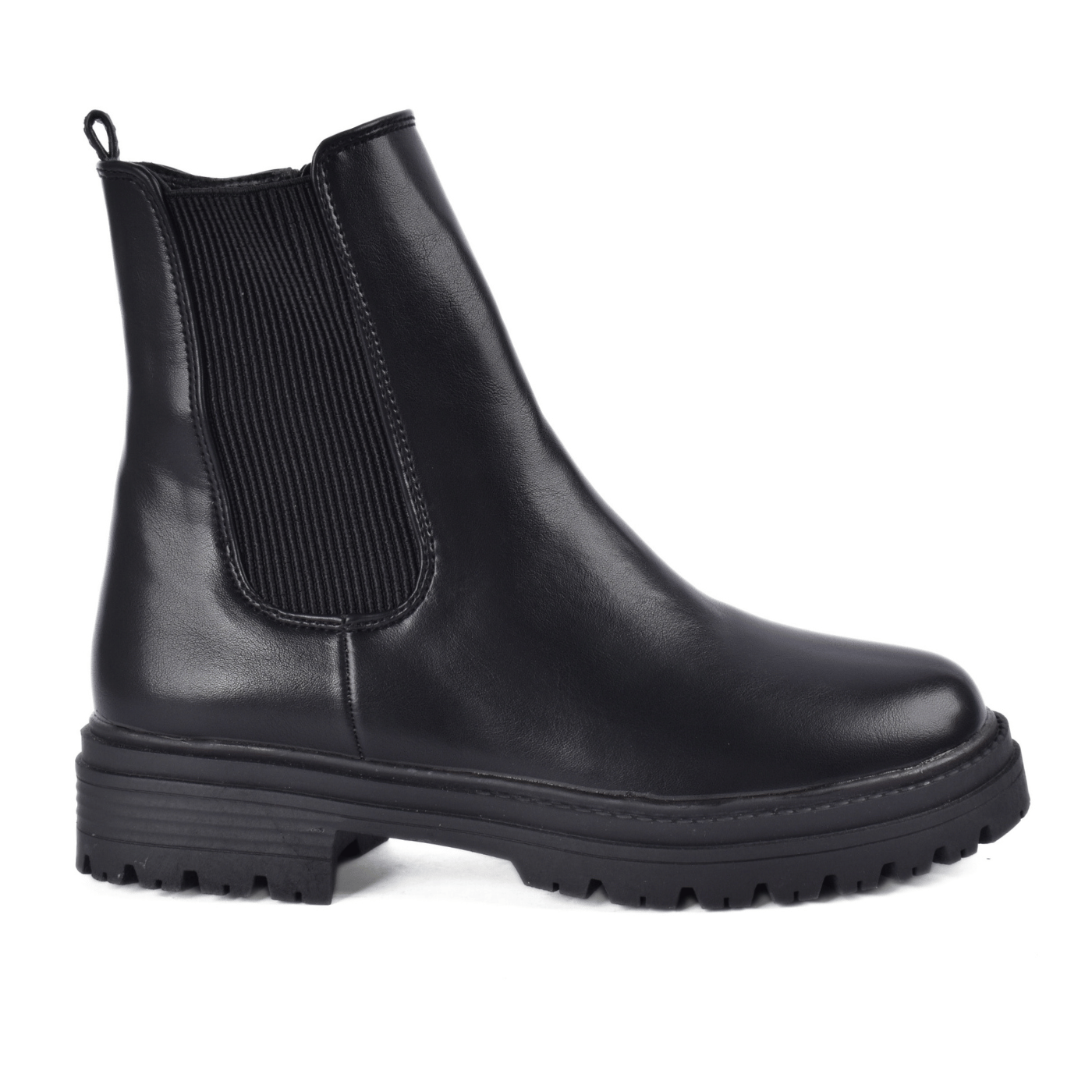 Slip On Flat Ankle Boots with Elastic