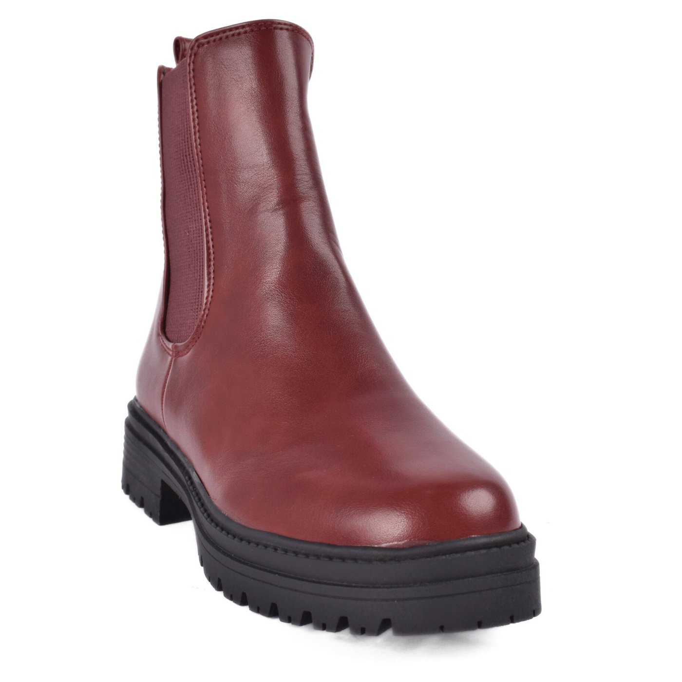 Slip On Flat Ankle Boots with Elastic