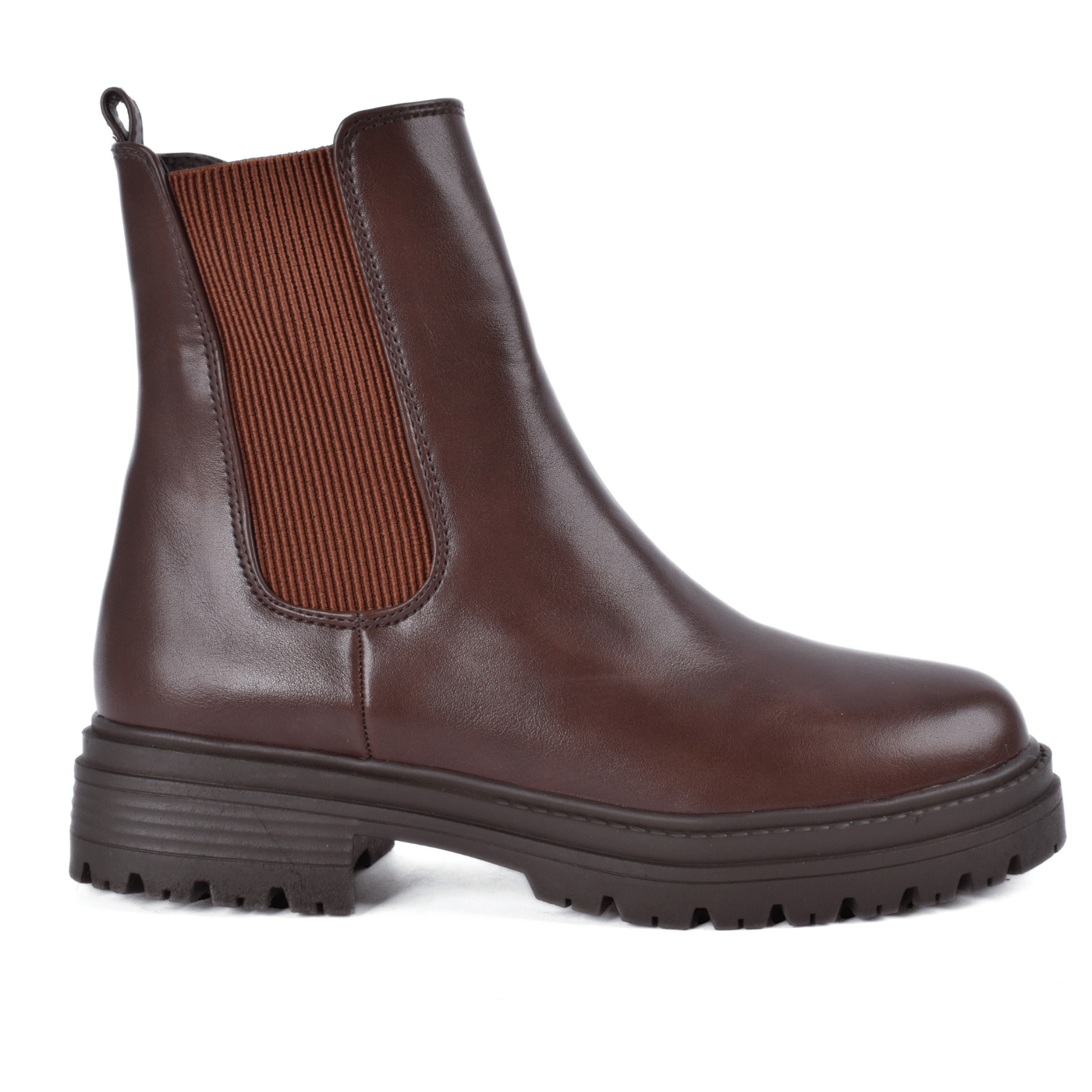 Slip On Flat Ankle Boots with Elastic