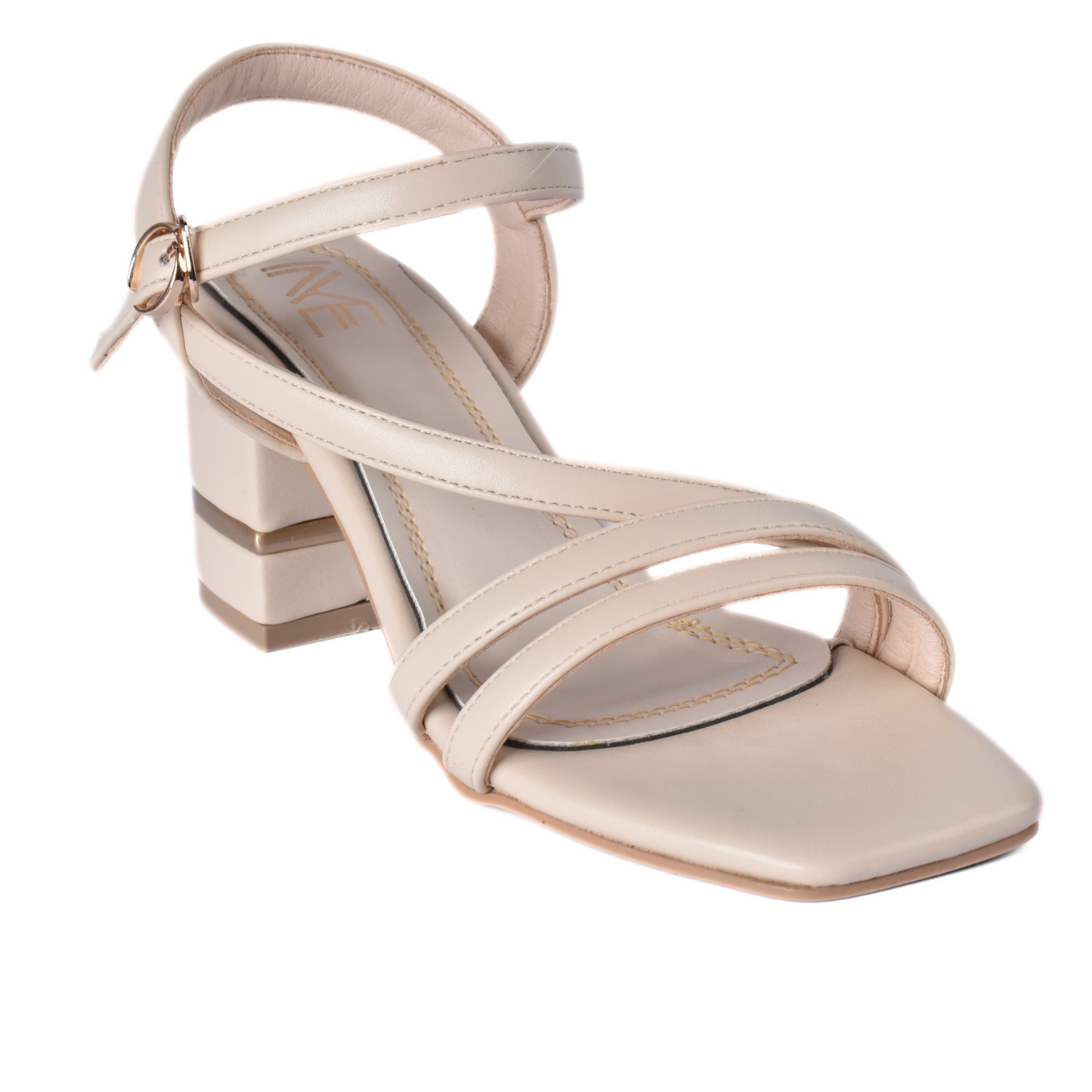 Elegant High Heel Sandals with Buckle Strap