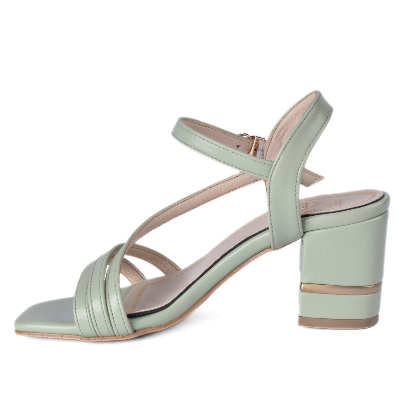 Elegant High Heel Sandals with Buckle Strap
