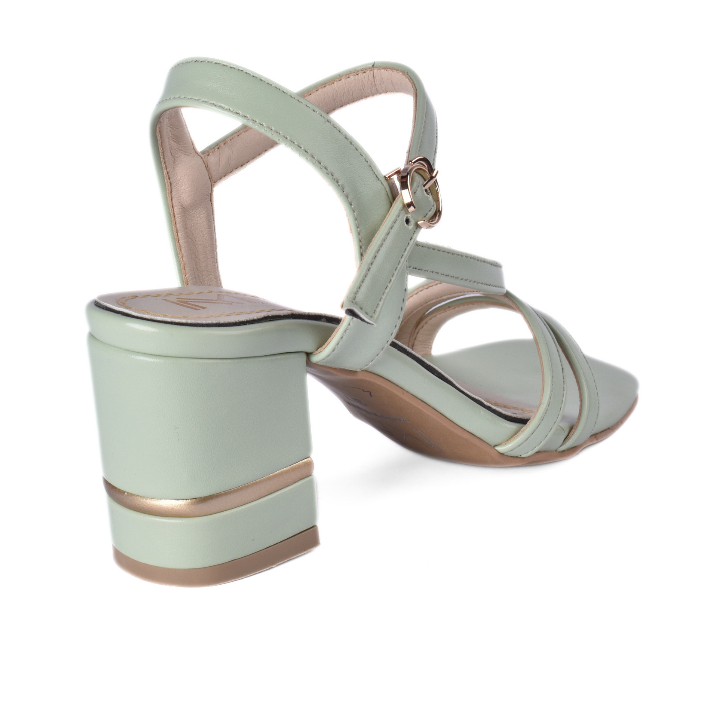 Elegant High Heel Sandals with Buckle Strap