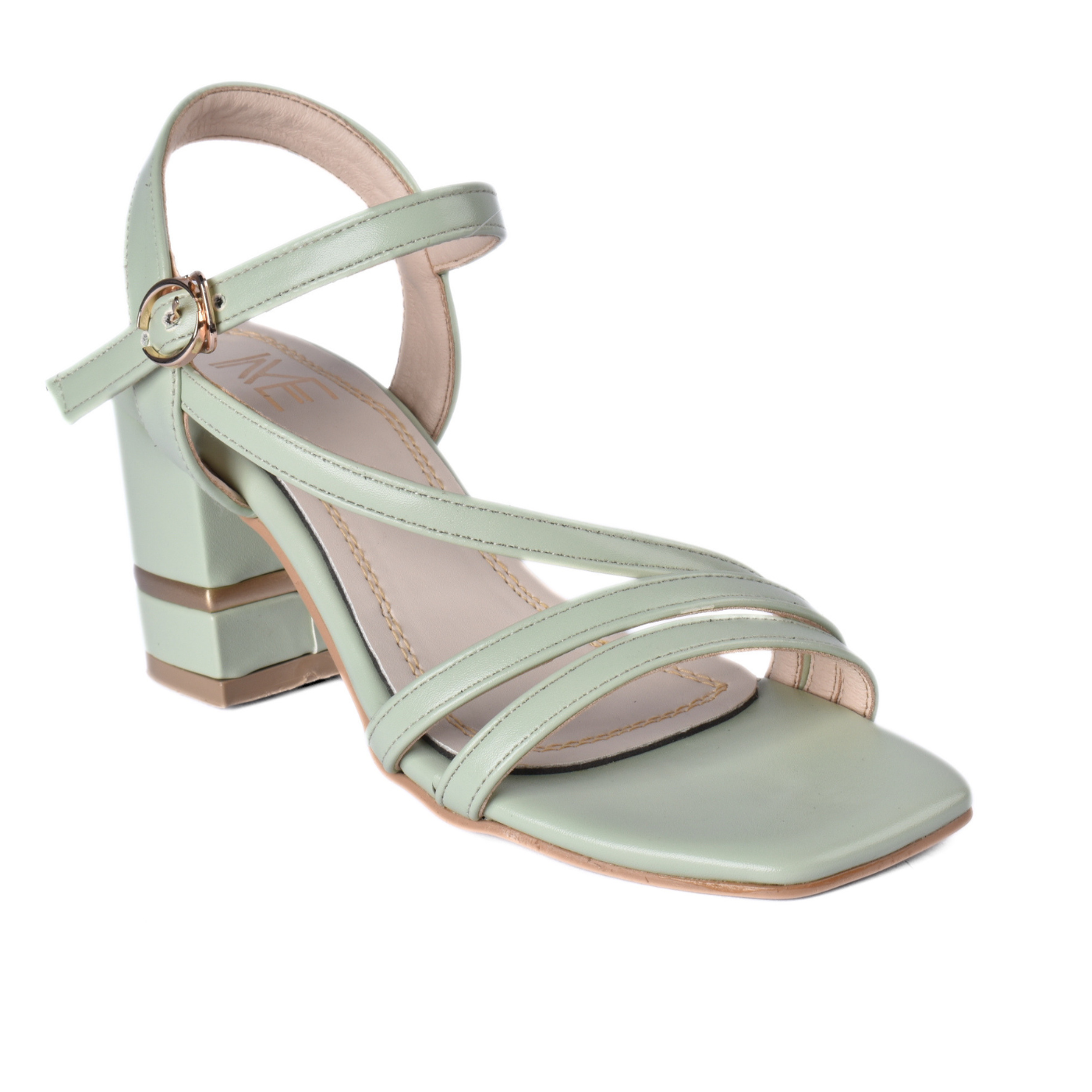 Elegant High Heel Sandals with Buckle Strap