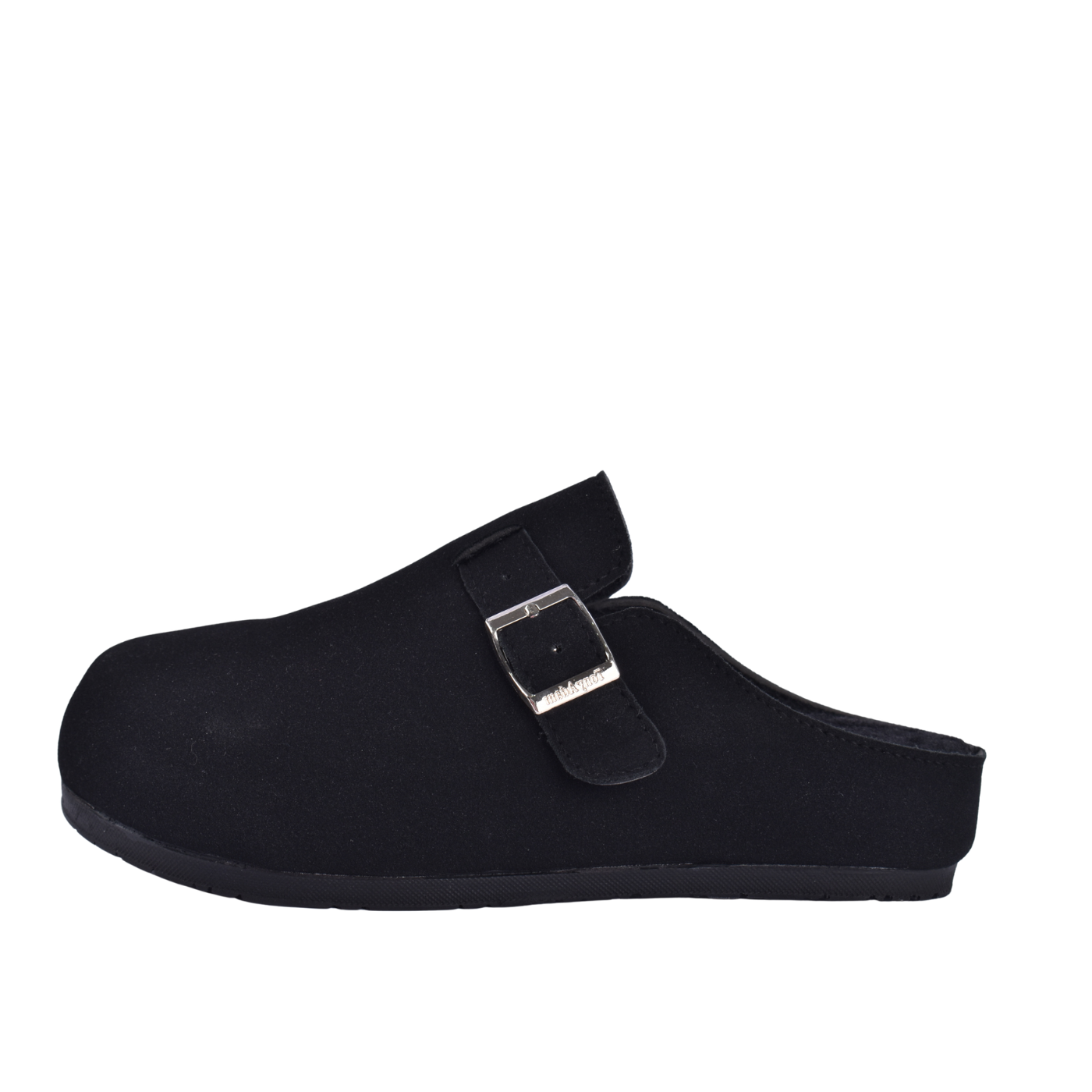 Minimal Suede Slip-On Mules