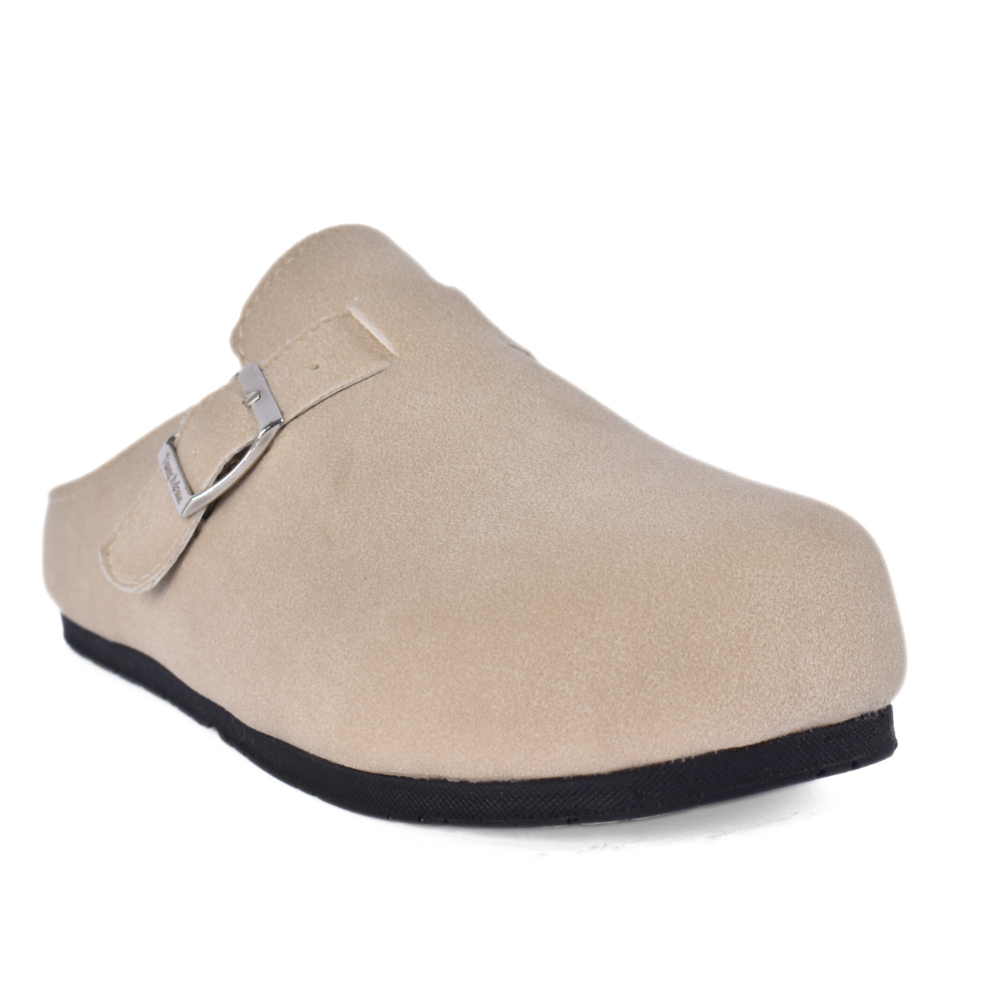 Minimal Suede Slip-On Mules