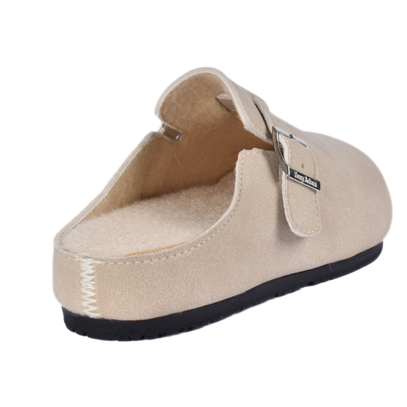 Minimal Suede Slip-On Mules