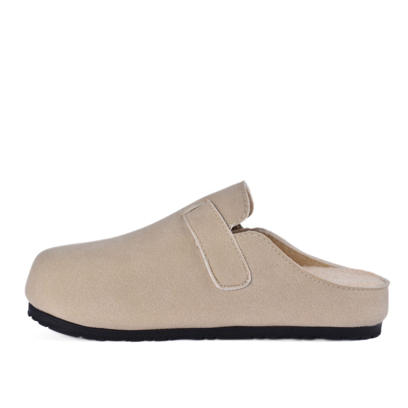 Minimal Suede Slip-On Mules