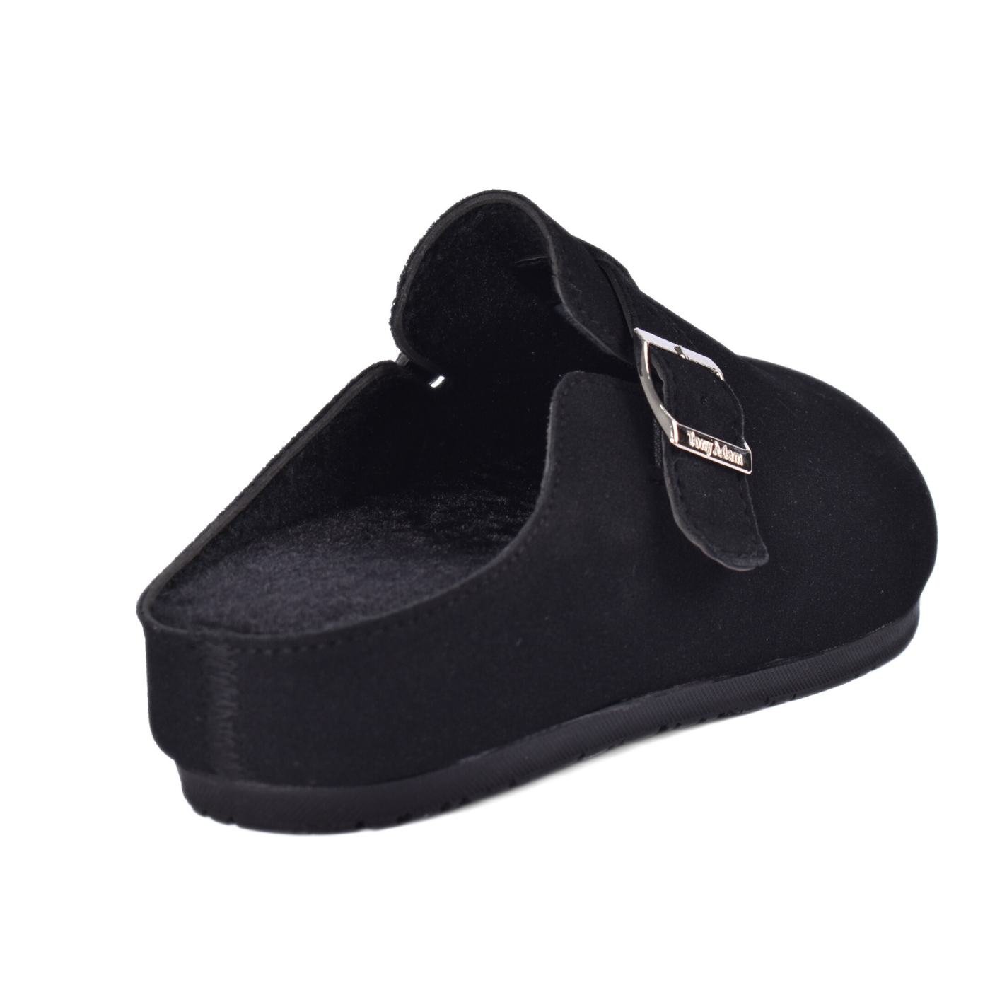 Minimal Suede Slip-On Mules