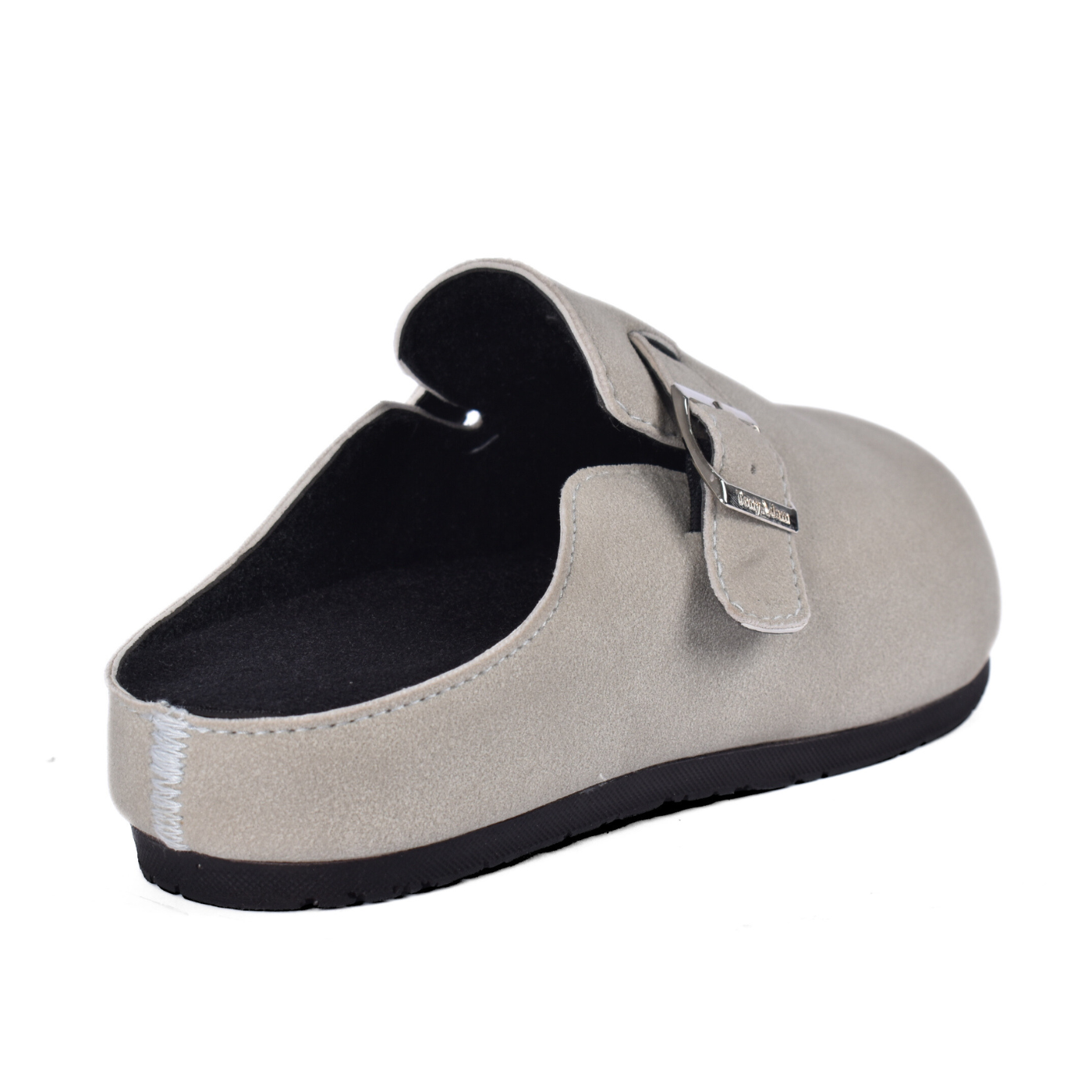 Minimal Suede Slip-On Mules