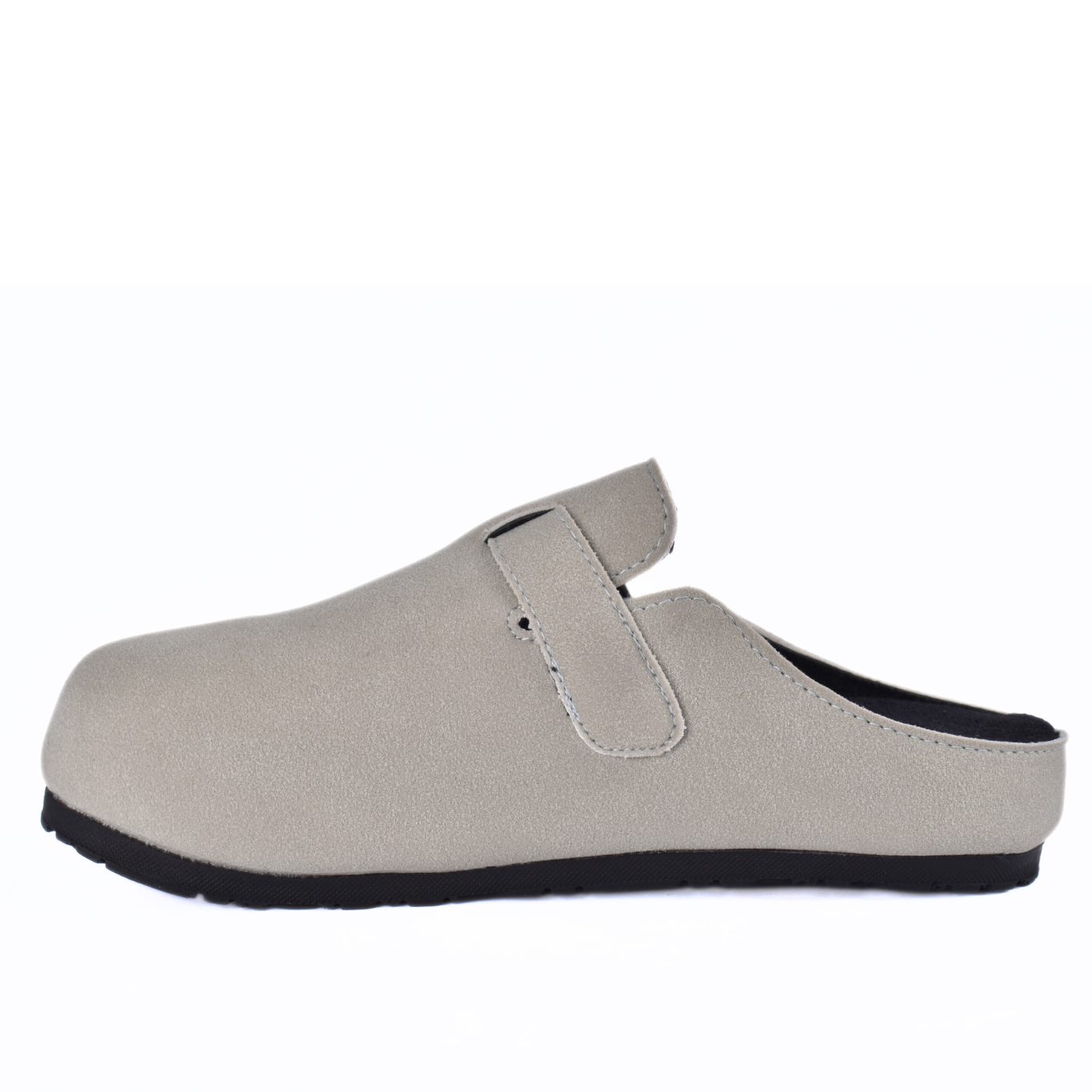 Minimal Suede Slip-On Mules