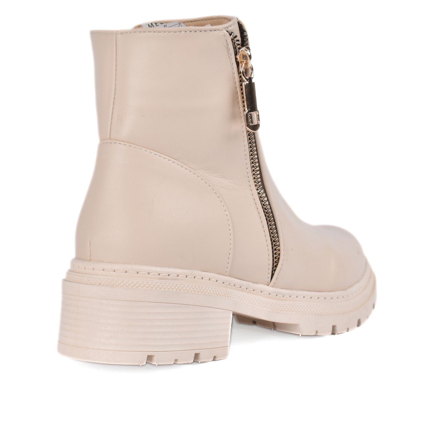 Chunky Zipper Ankle Boots