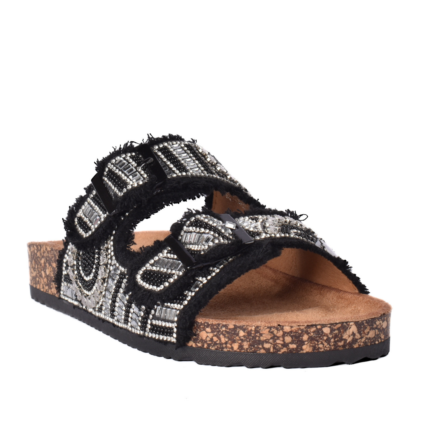 Velvet Chic Slippers Everyday Wear Black