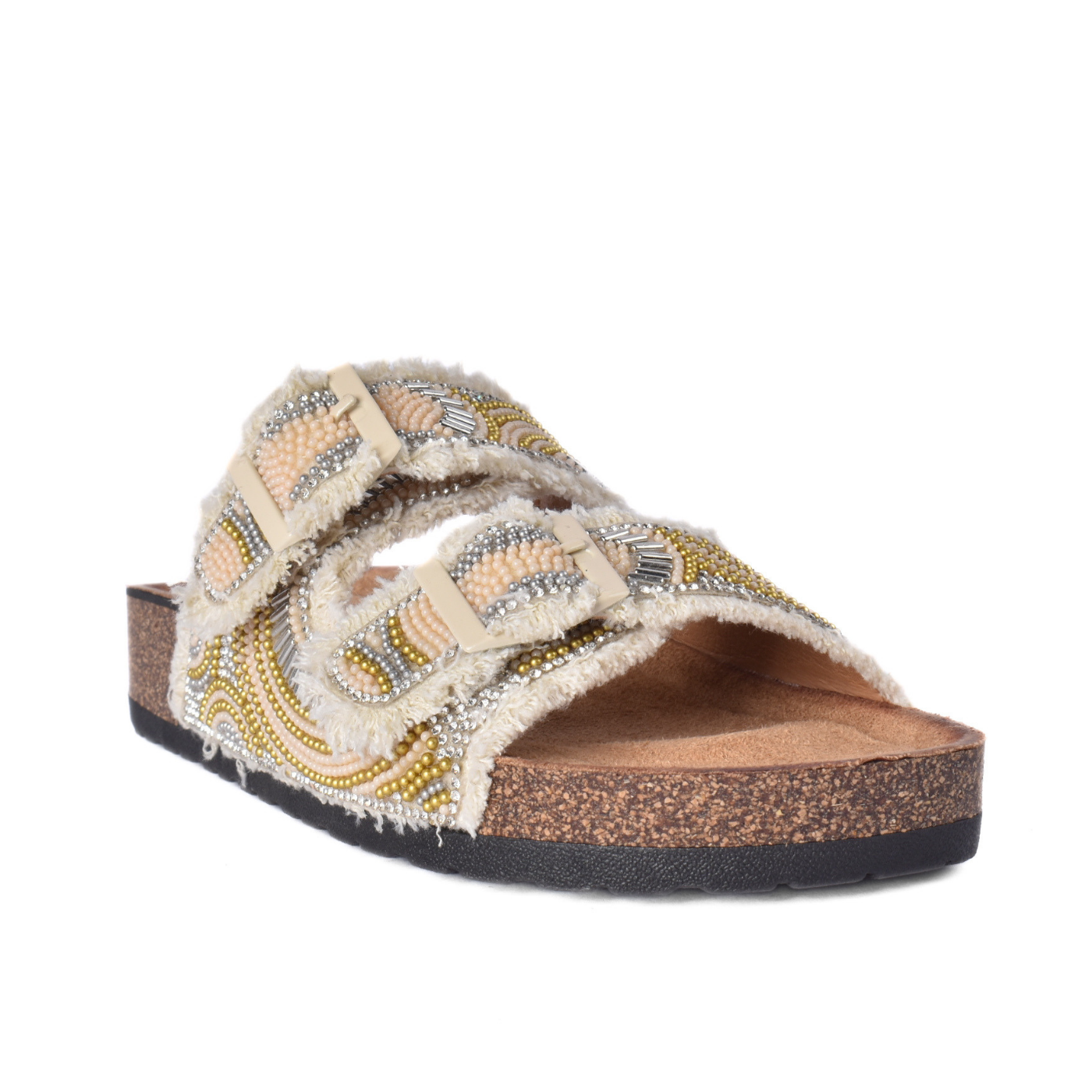 Soft Glow Slippers Beige