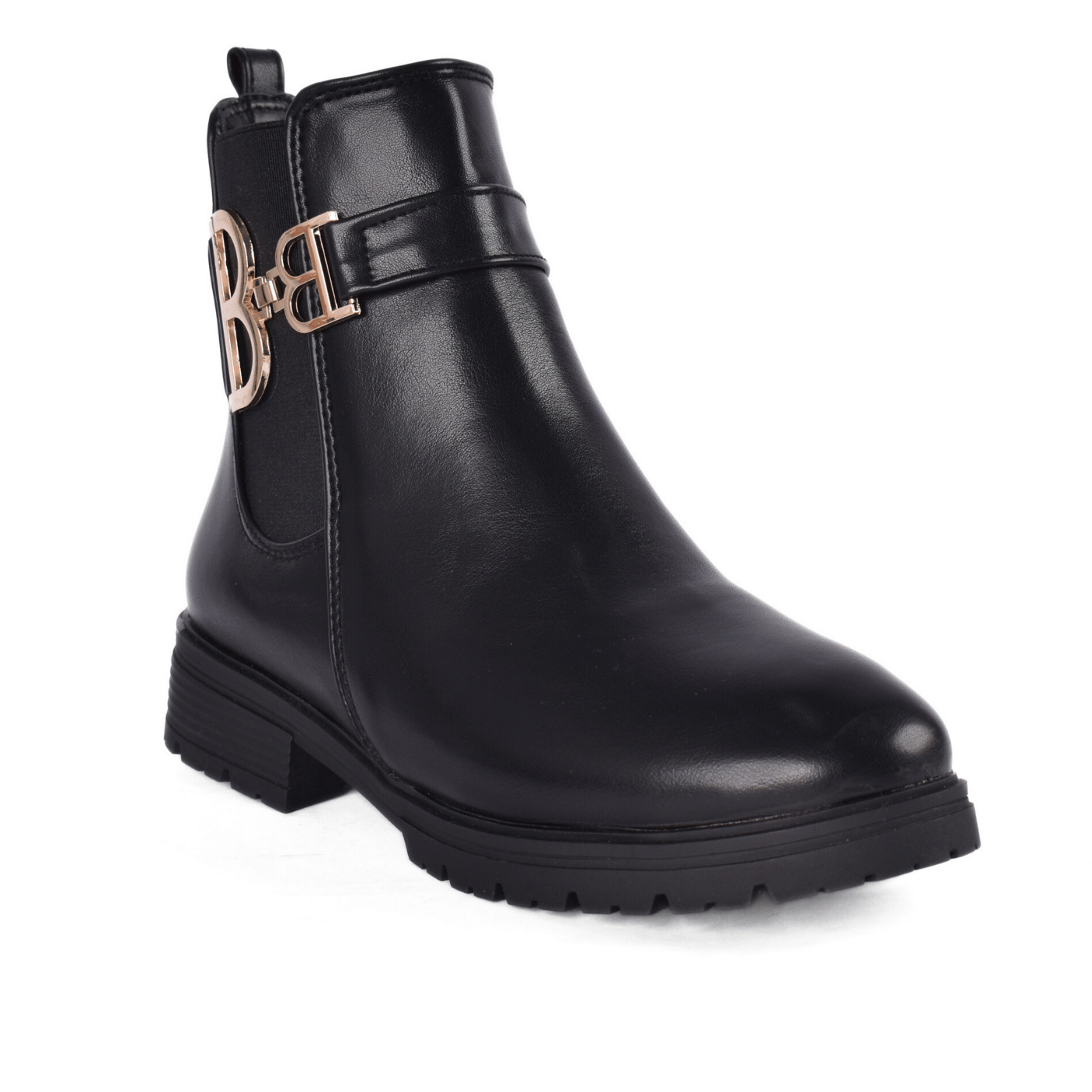 Trendy Double Buckle Ankle Boots