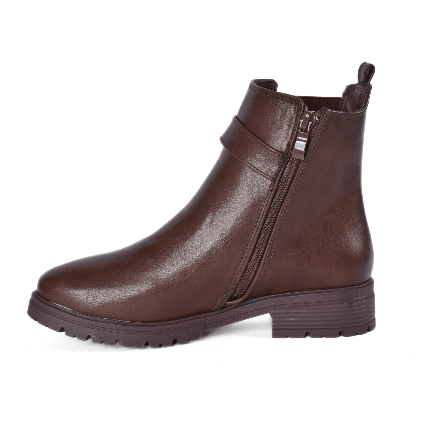 Trendy Double Buckle Ankle Boots