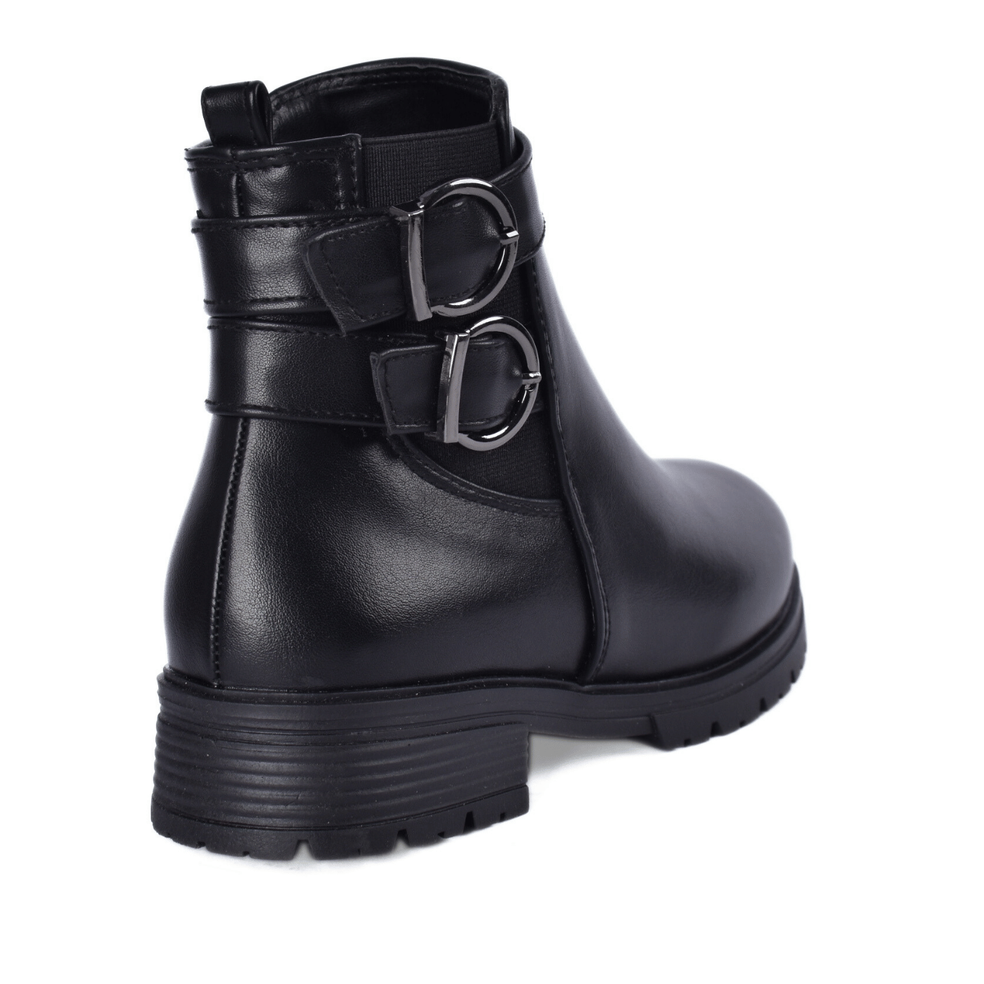 Stylish Buckle Detail Ankle Boot