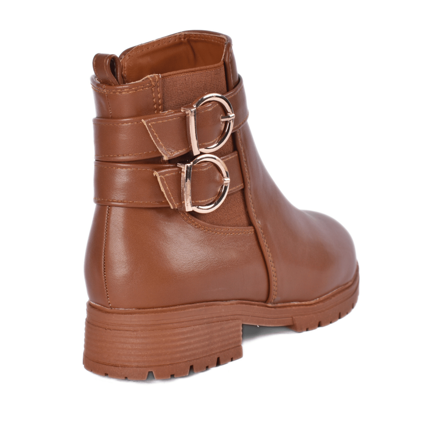 Stylish Buckle Detail Ankle Boot