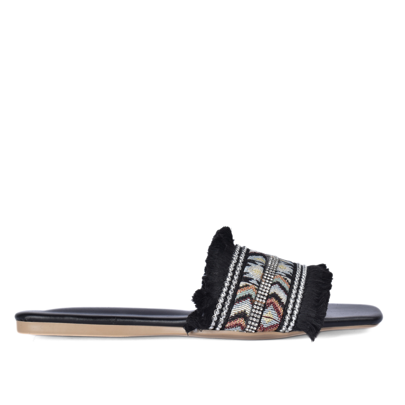 Summer Glow Slippers Black