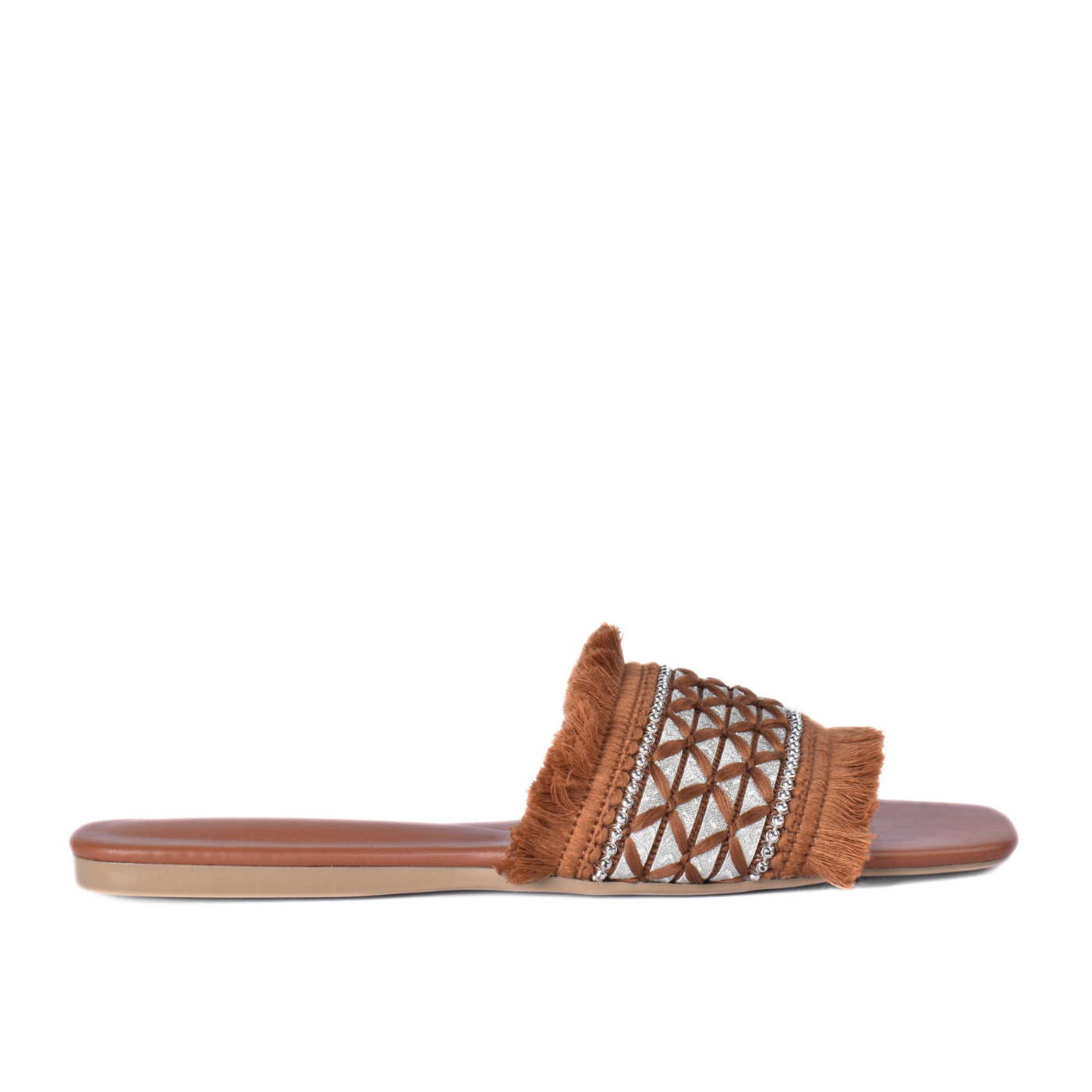 Elegant Beaded Fringe Slides