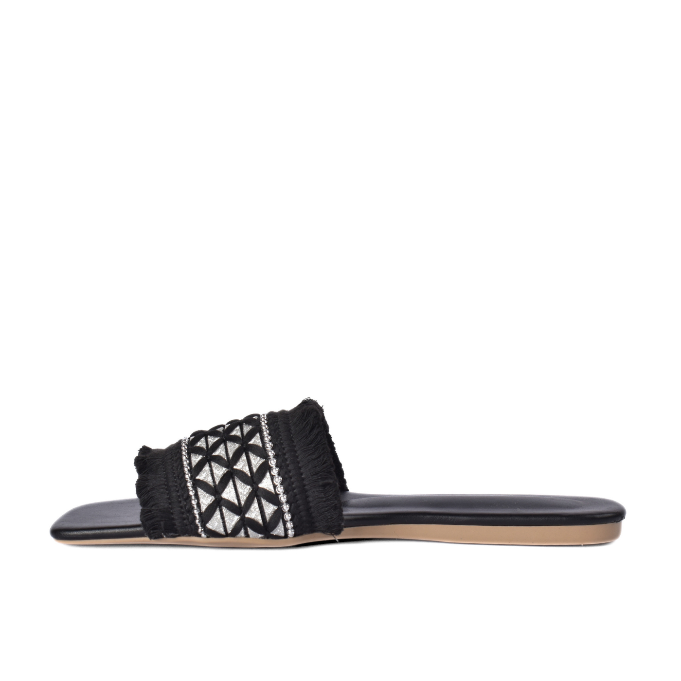 Elegant Beaded Fringe Slides