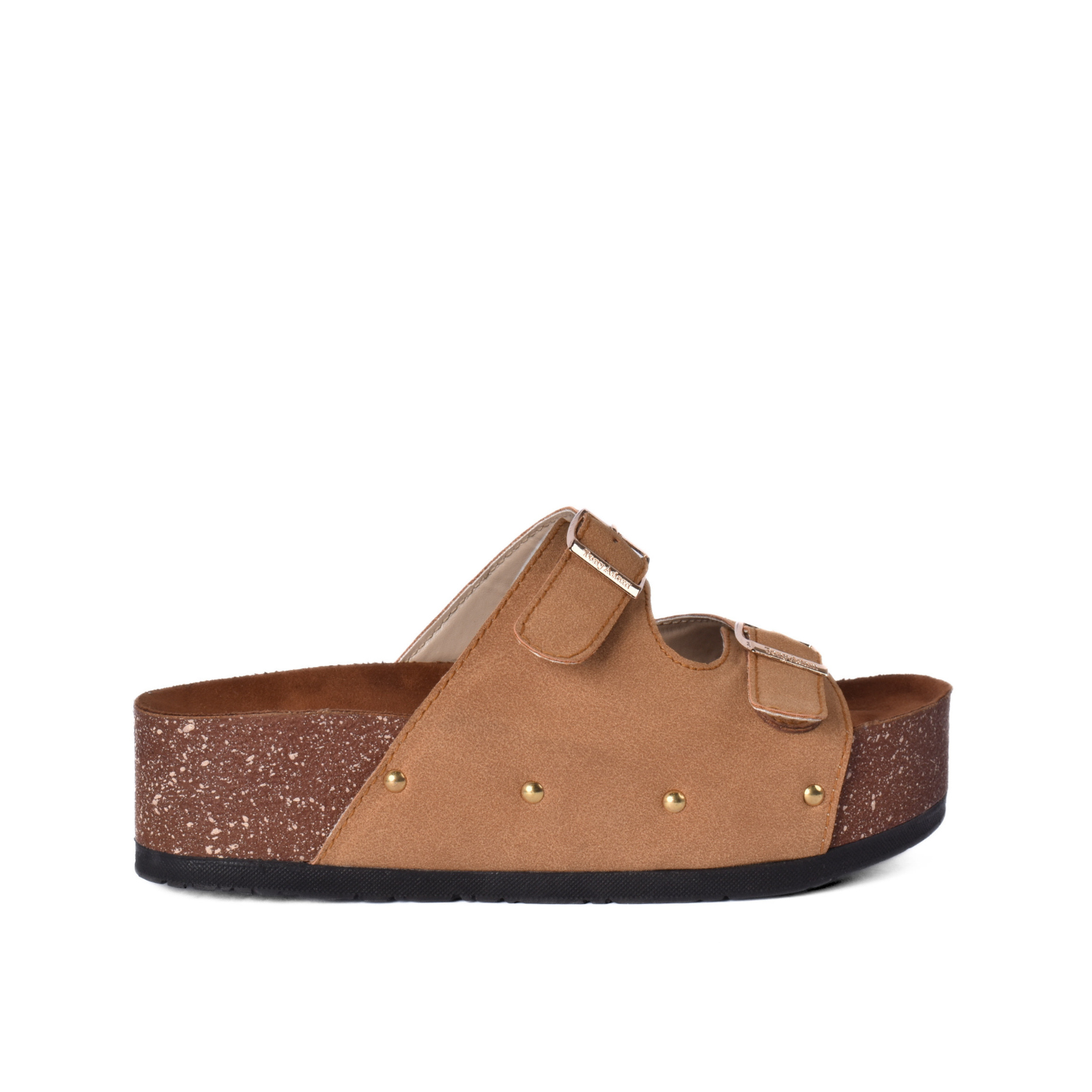 Casual Platform Sandal With Double Buckles