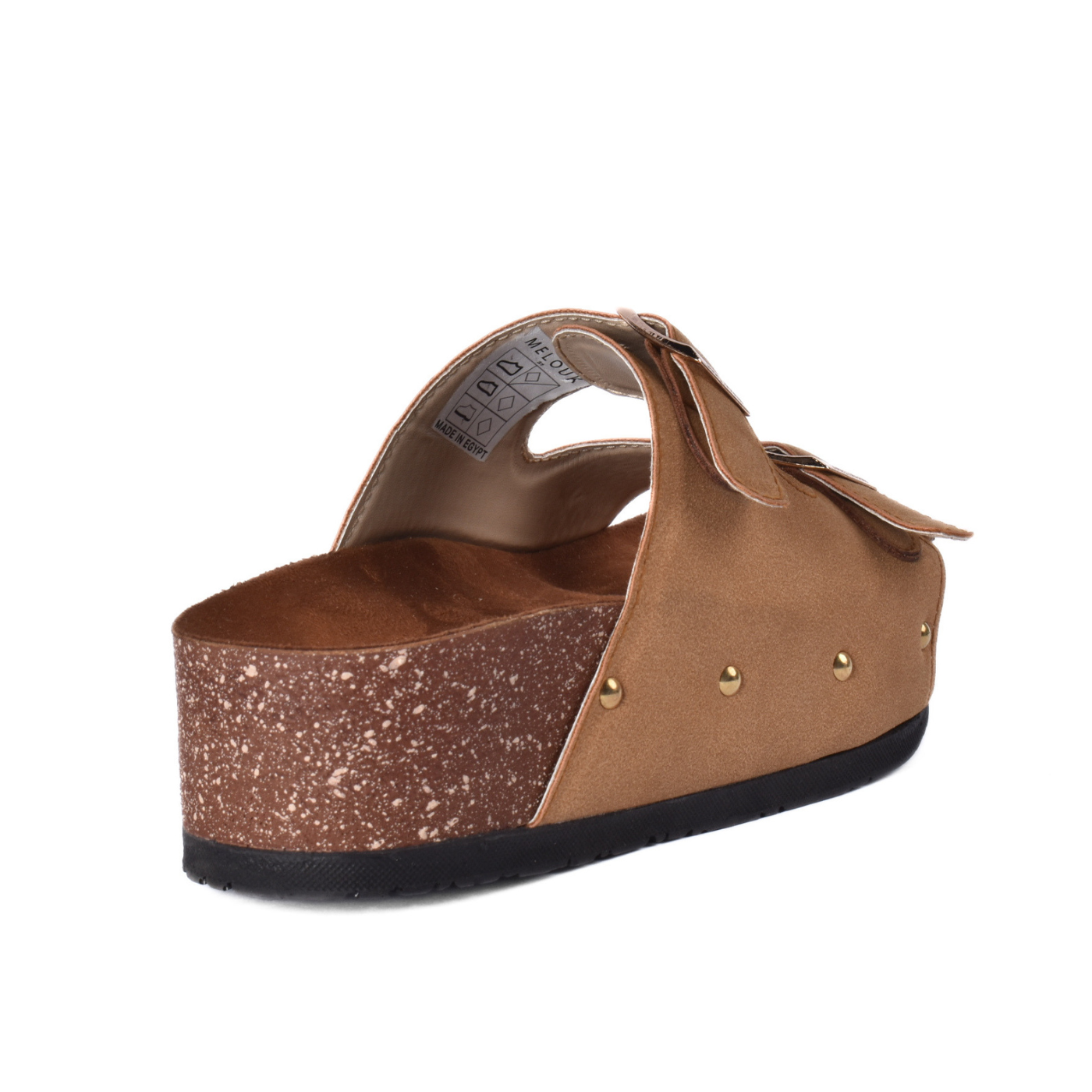 Casual Platform Sandal With Double Buckles
