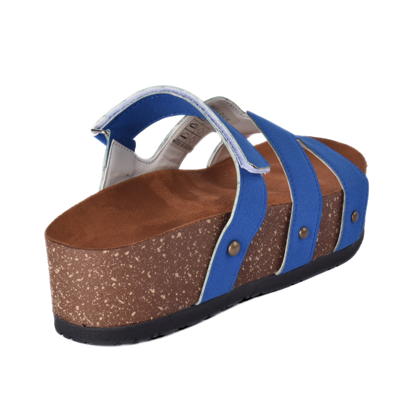 Comfort Cork Sole Triple Strap Slippers