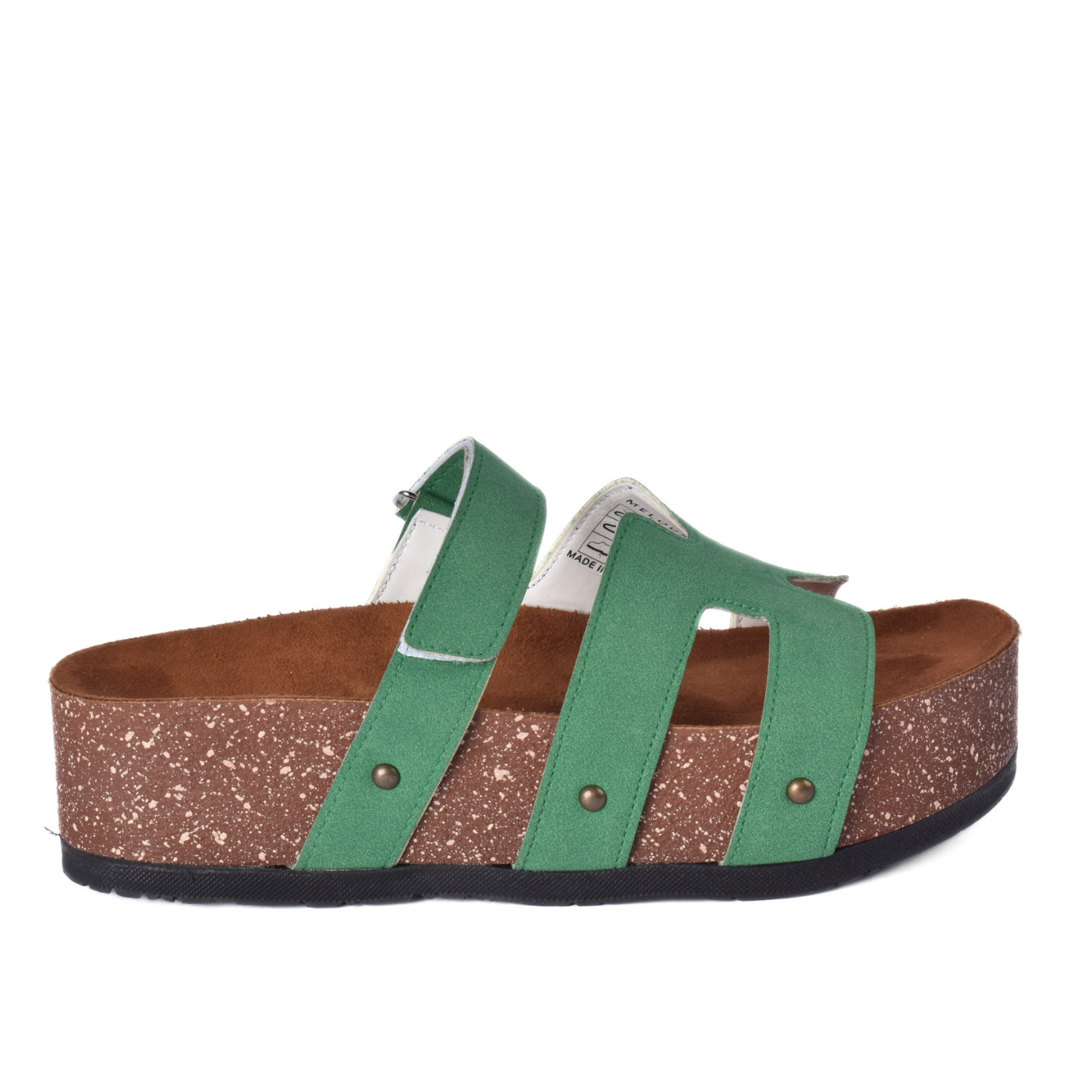 Comfort Cork Sole Triple Strap Slippers