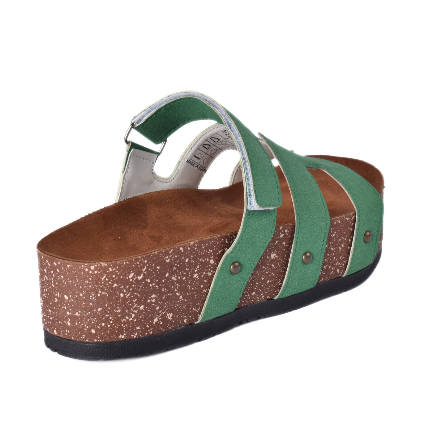 Comfort Cork Sole Triple Strap Slippers