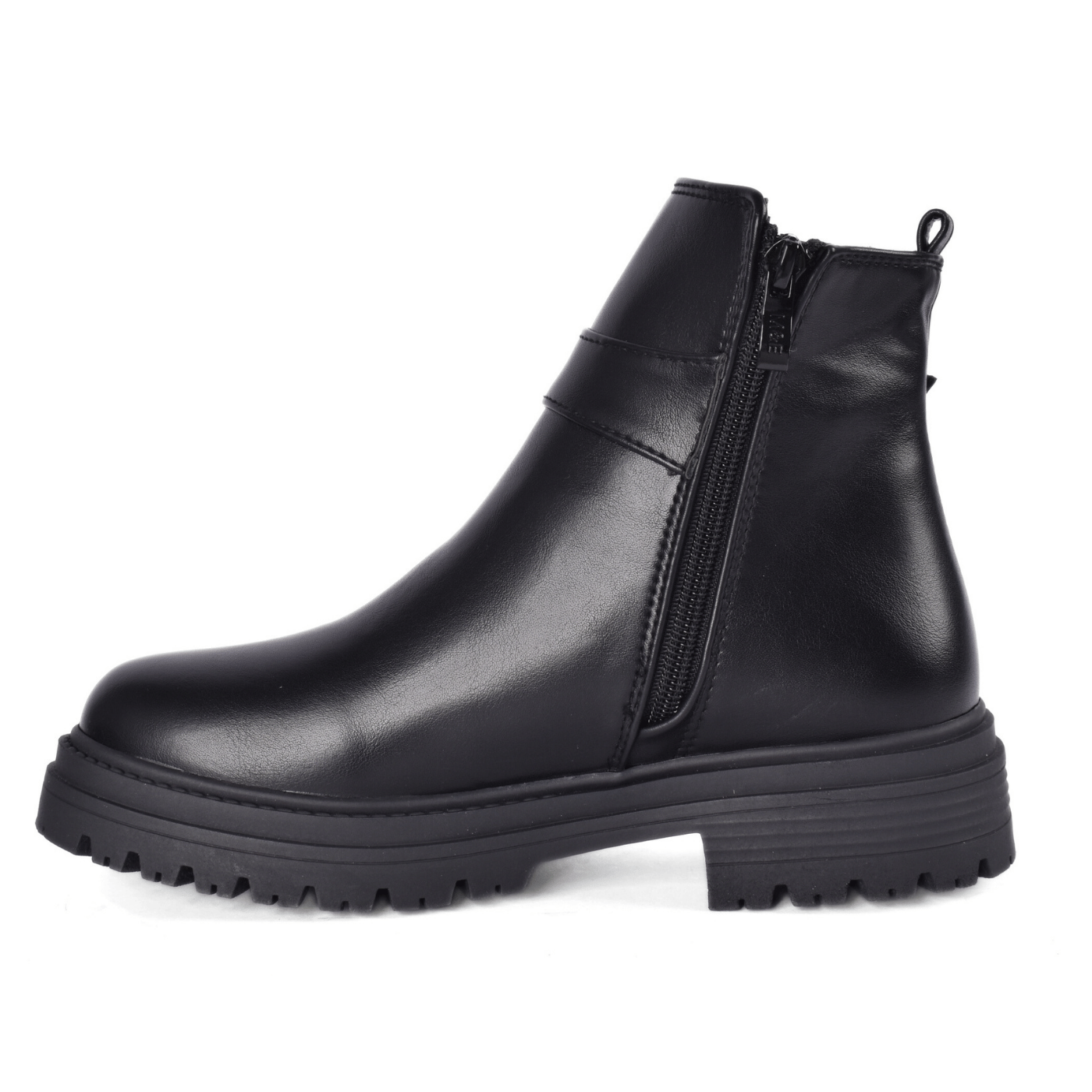 Ankle Boots with Metal Buckle