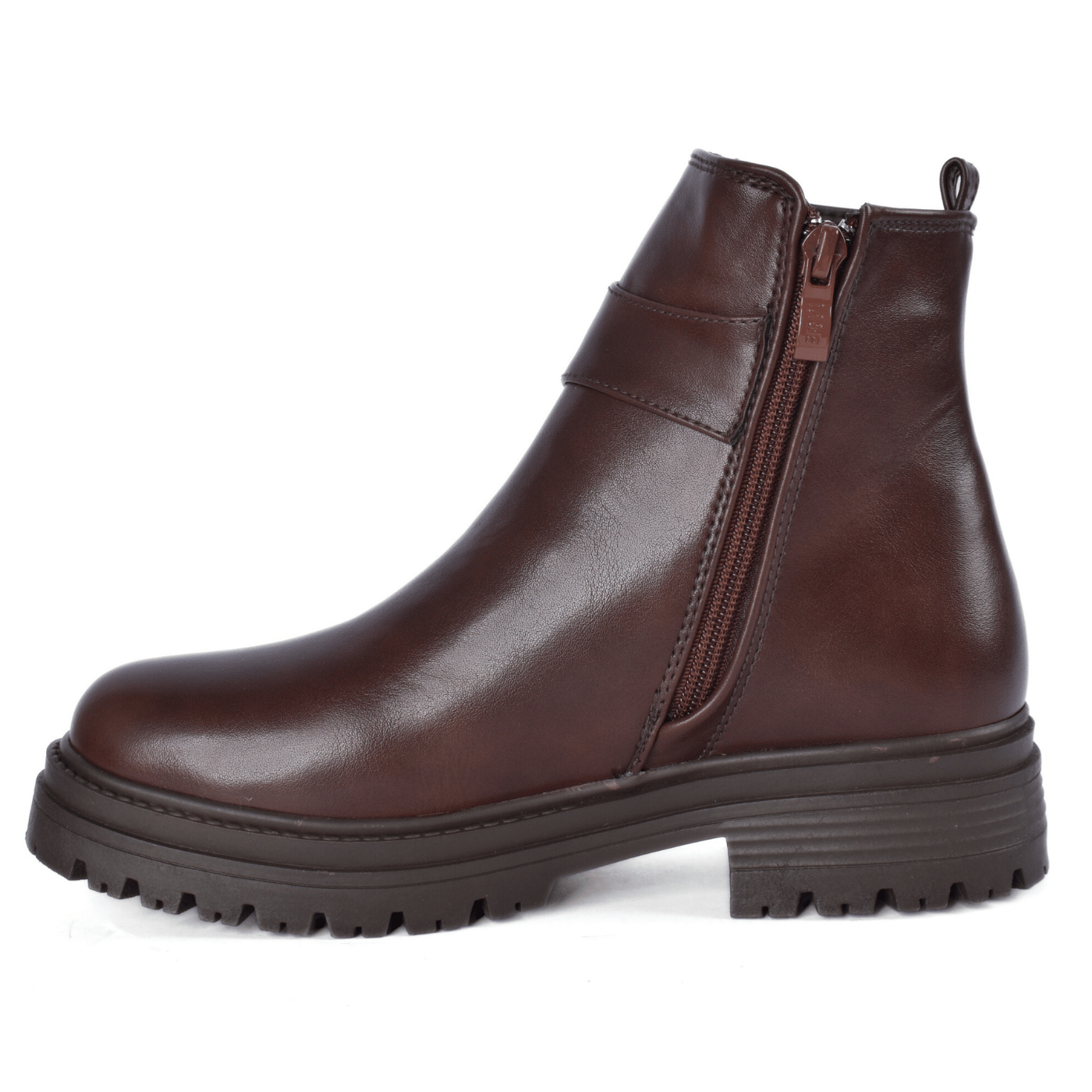 Ankle Boots with Metal Buckle