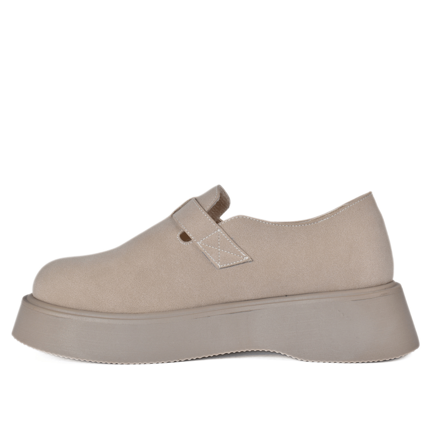 Platform Loafer with Buckle Detail