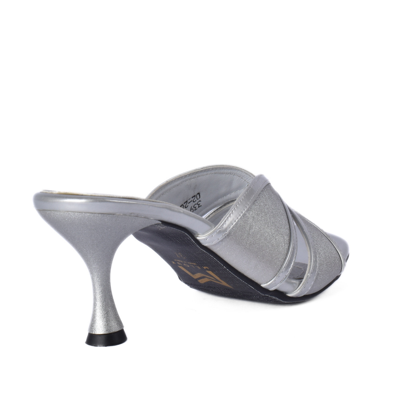 Mesh Heeled Mule