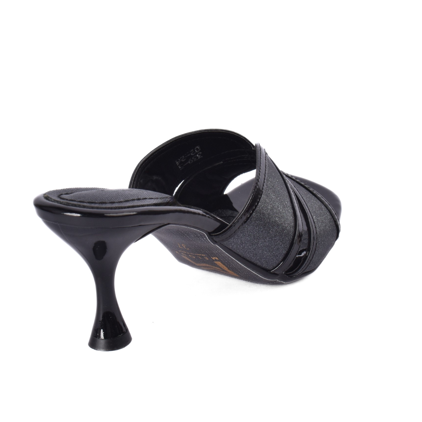 Mesh Heeled Mule