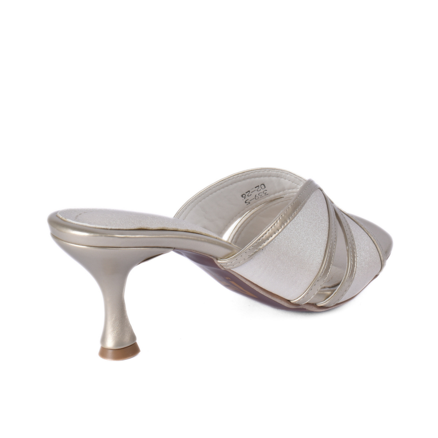 Mesh Heeled Mule