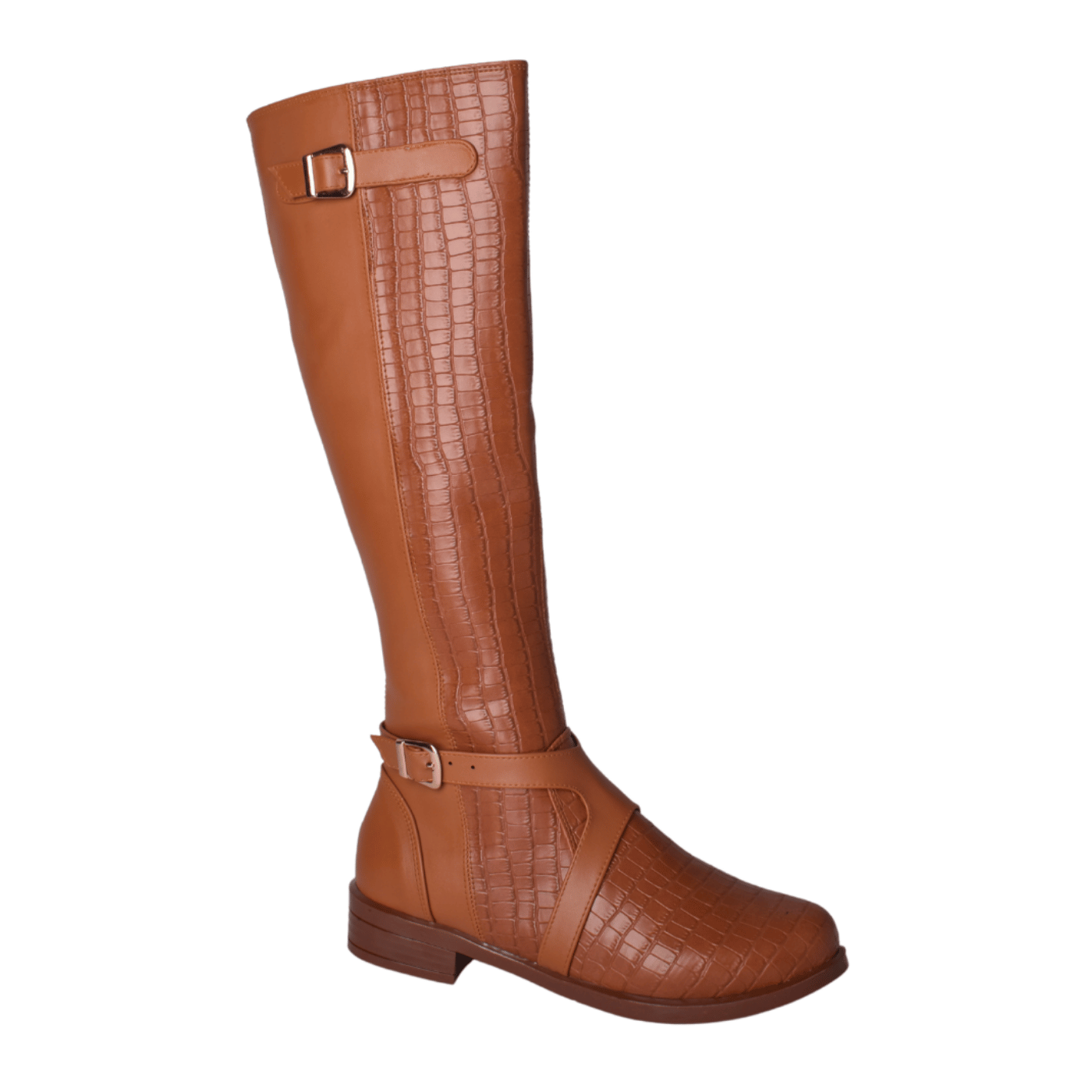 Long Boots with Gold Buckle