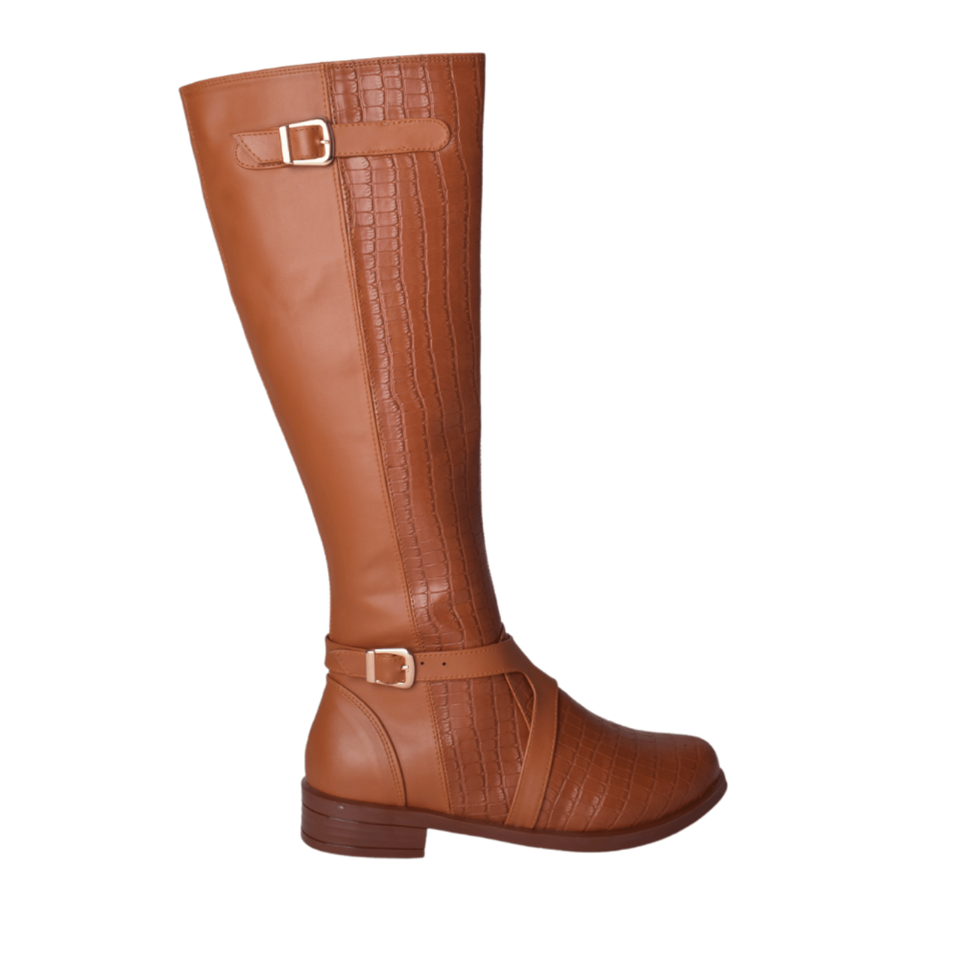 Long Boots with Gold Buckle